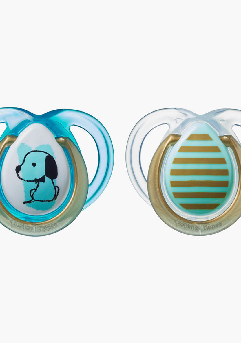 Tommee Tippee Closer To Nature Moda 2-Piece Soother Set - 0-6 Months-Pacifiers-image-2