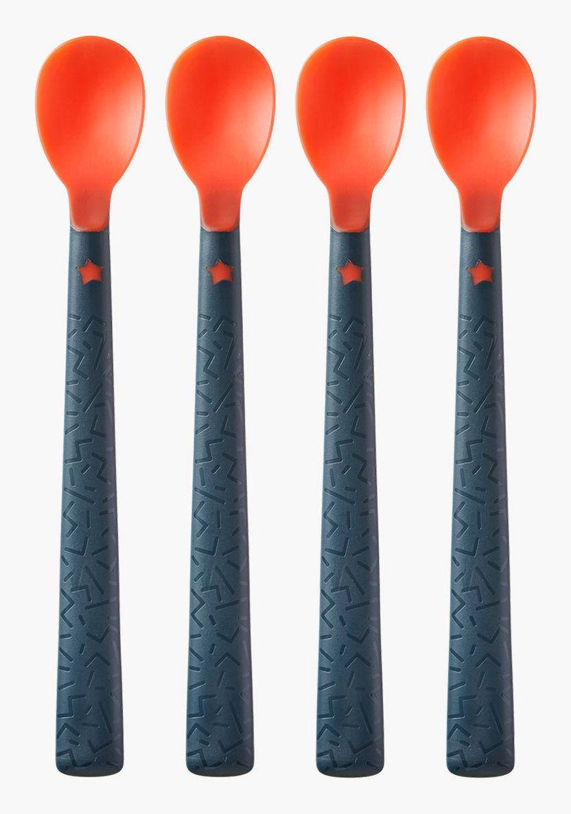 Tommee Tippee Heat Sense Soft Weaning Spoons - Set of 4-Mealtime Essentials-image-0