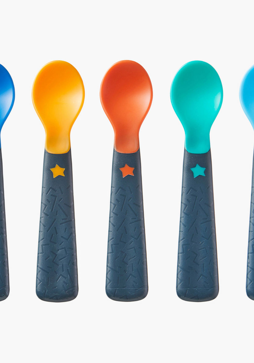 Tommee Tippee EasiGrip Self Feeding Spoons - Set of 5-Mealtime Essentials-image-0