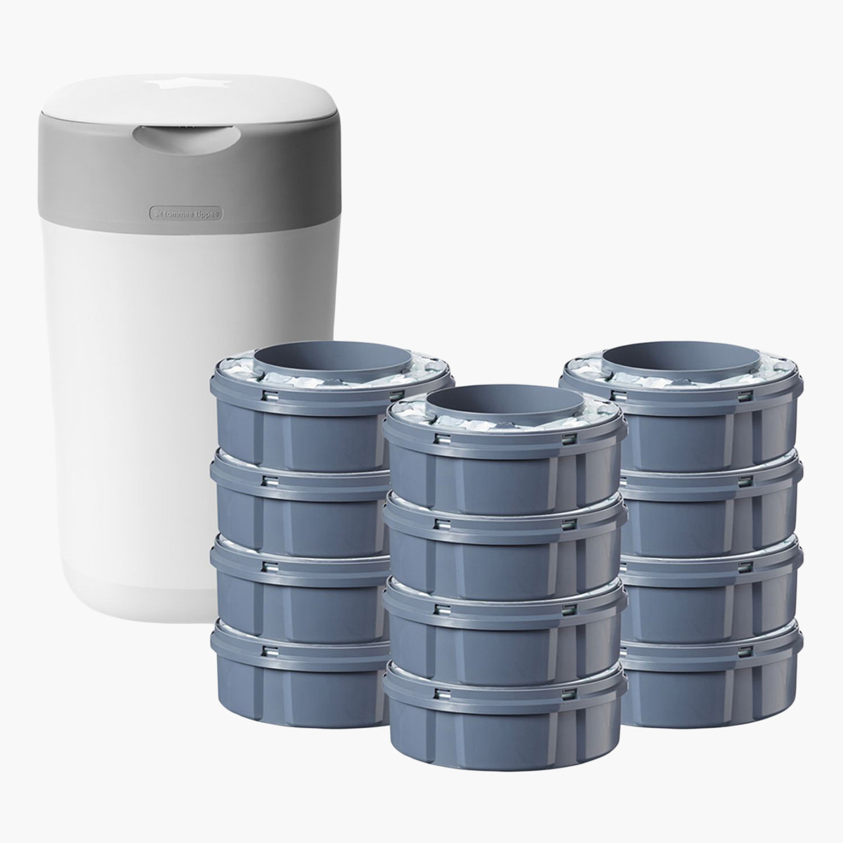 Tommee Tippee Oxo-Bio NDS Refill Cassette - Pack of 12-baby-diapering-binsandrefills-image-2