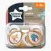 Tommee Tippee Moda 2-Piece Printed Soothers - 6 to 18 months-Pacifiers-thumbnail-0