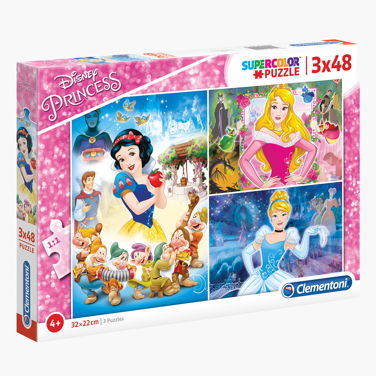 Clementoni Disney Princess Puzzle Set - 3 x 48 Pieces Online | Baby ...