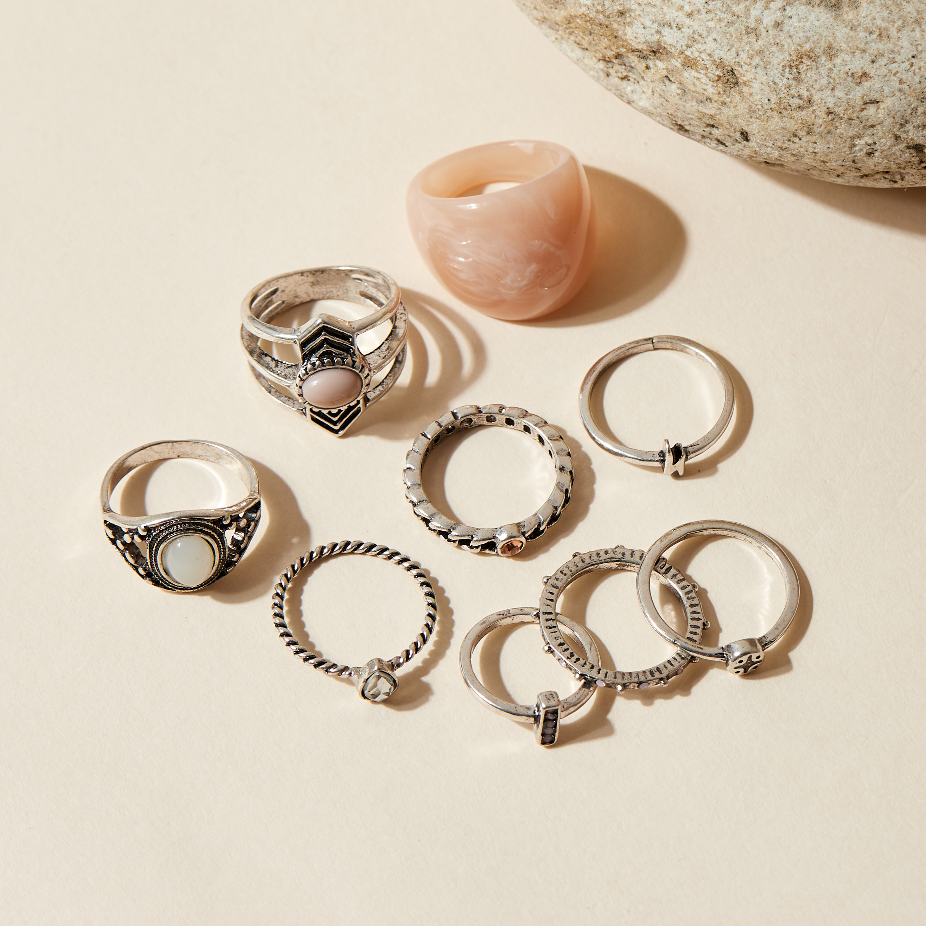 Assorted Ring - Set of 9-women-watchesandjewellery-jewellery-rings-image-1