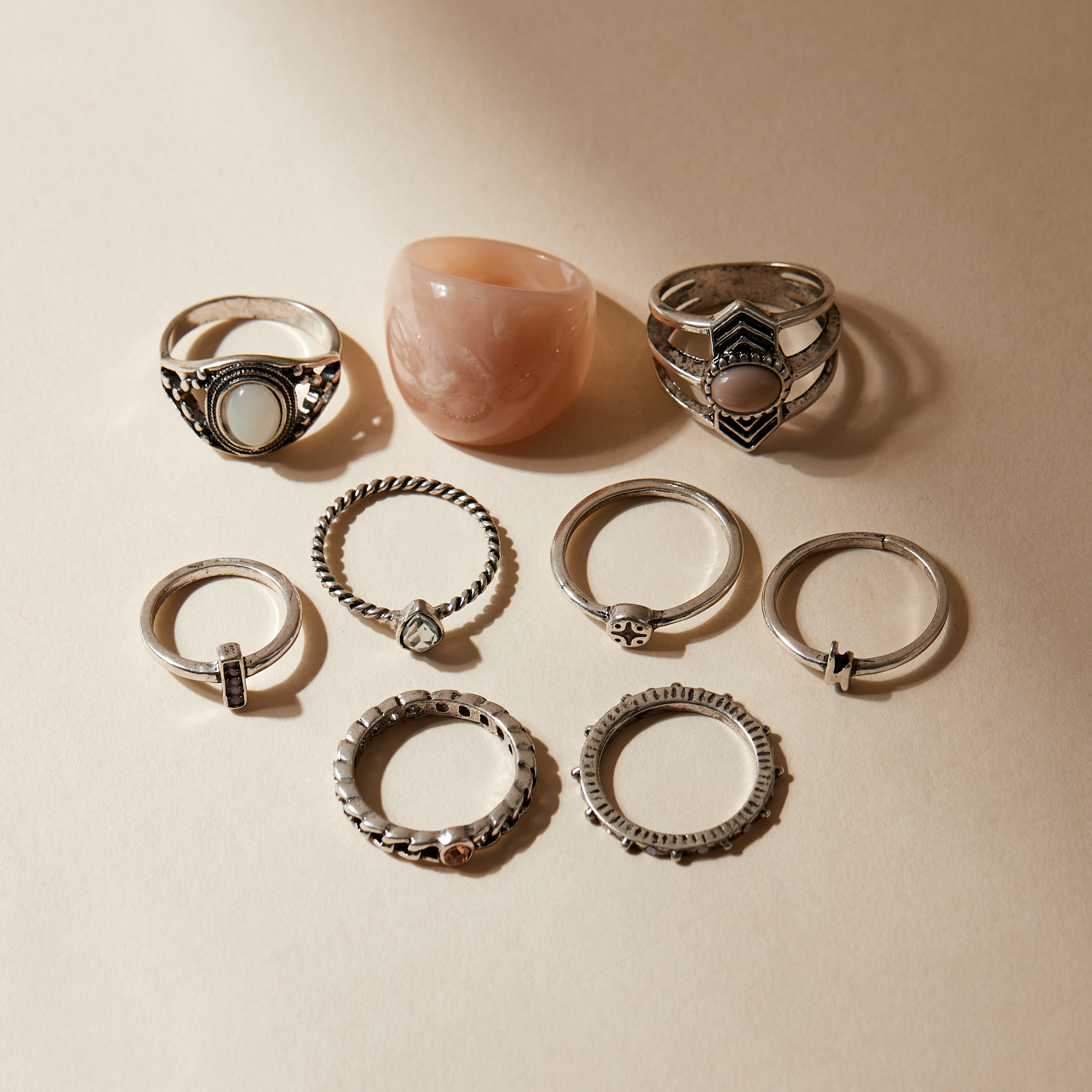 Assorted Ring - Set of 9-women-watchesandjewellery-jewellery-rings-image-2