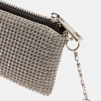 Missy Studded Pouch with Zip Closure