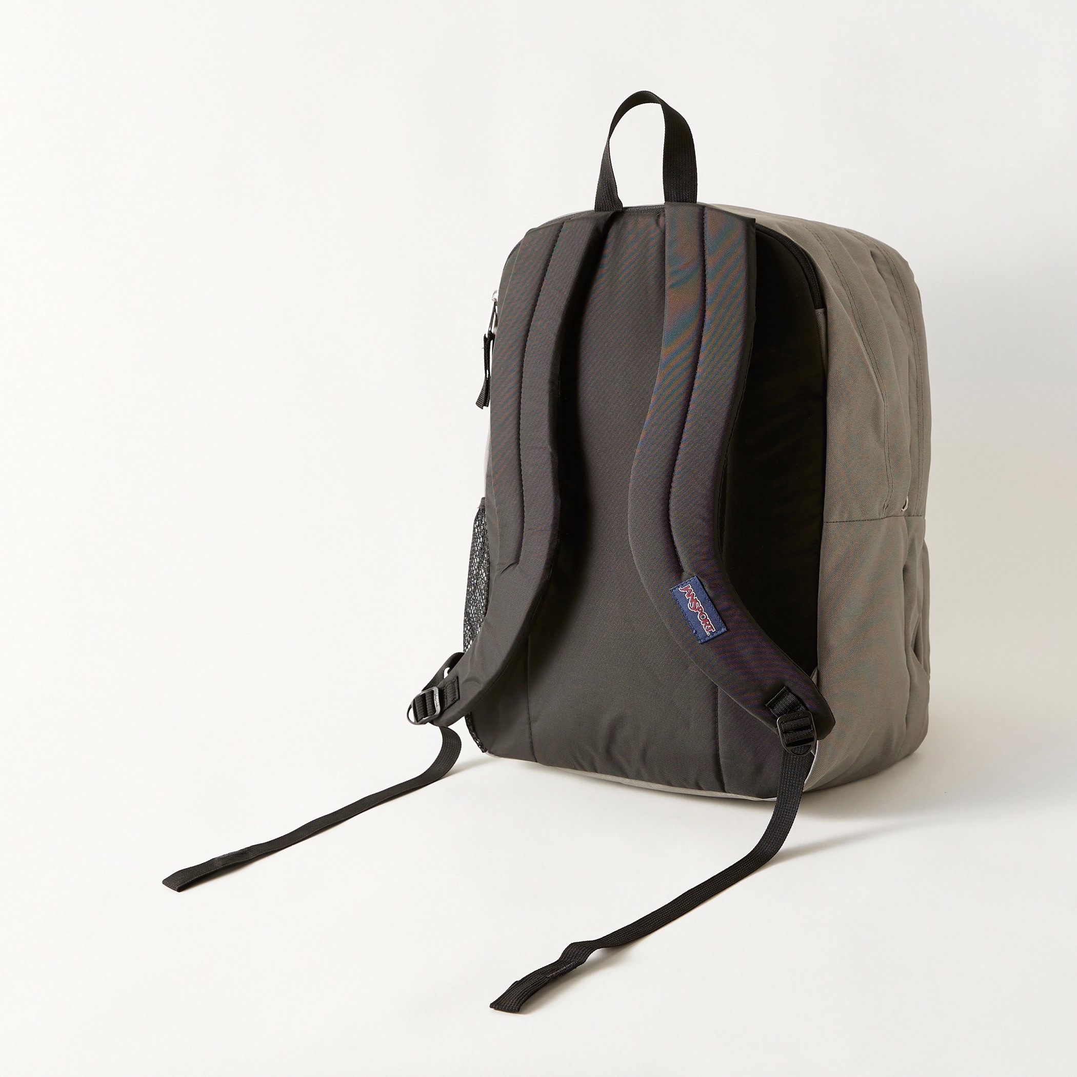 Jansport Solid Zipper Backpack with Adjustable Shoulder Straps - 32x14x41 cms Lifetime Warranty-school-bagsandbackpacks-backpacks-image-4