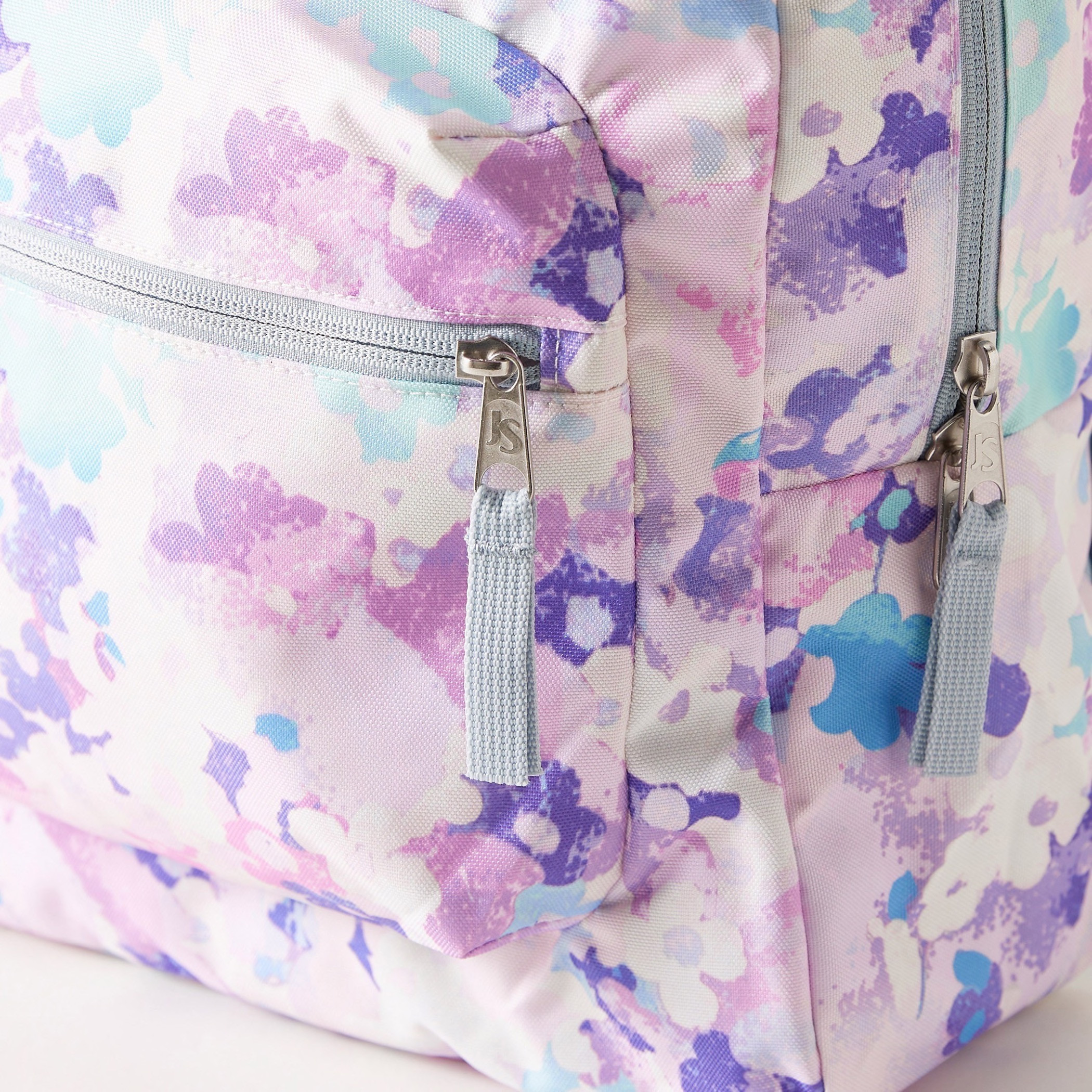 Jansport Abstract Floral Print Zipper Backpack with Adjustable Shoulder  Straps - 32x14x41 cms Online | Kids' School Essentials | Centrepoint Kuwait