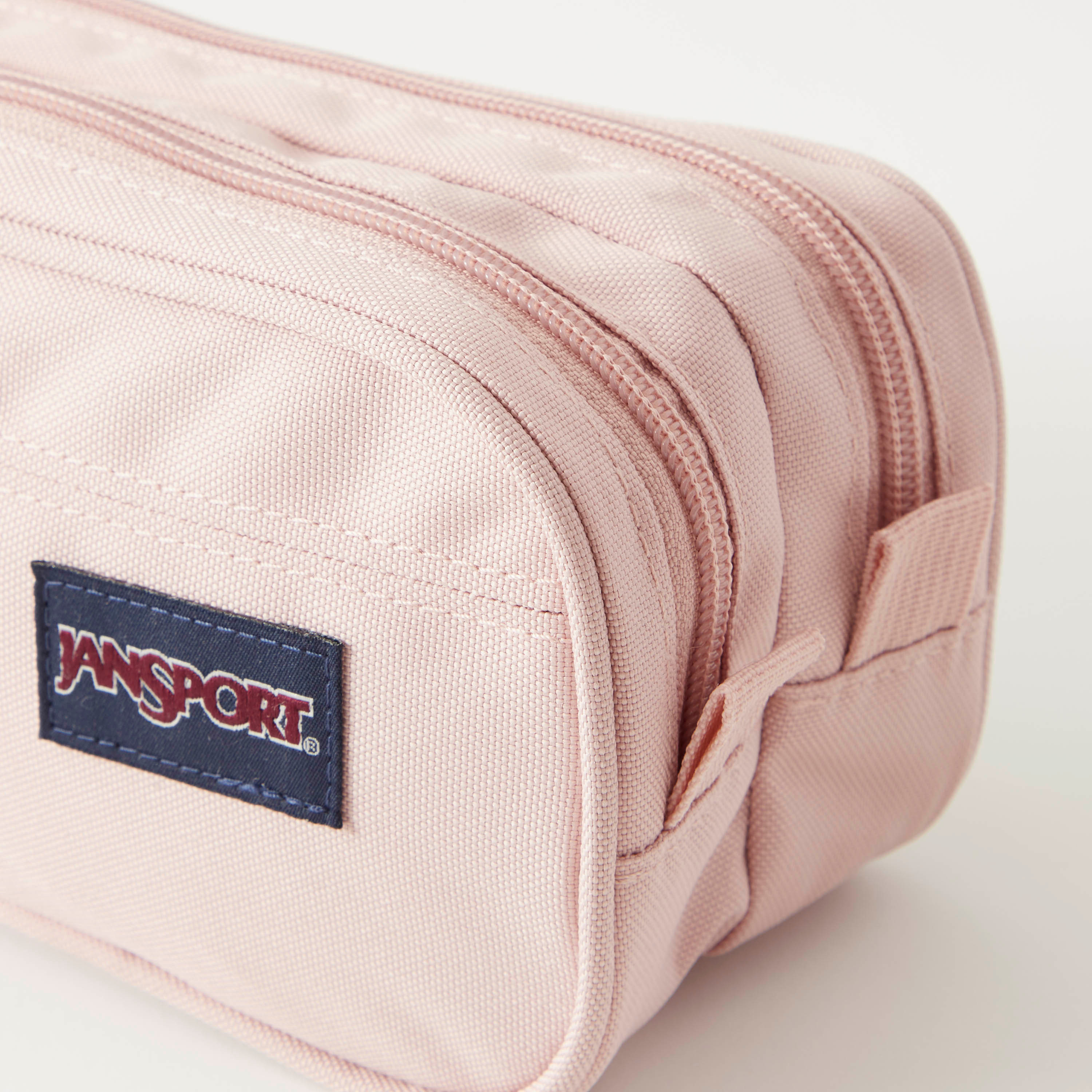 Jansport Solid Double Compartment Pouch with Zip Closure - Lifetime Warranty-school-stationery-pencilcases-image-3