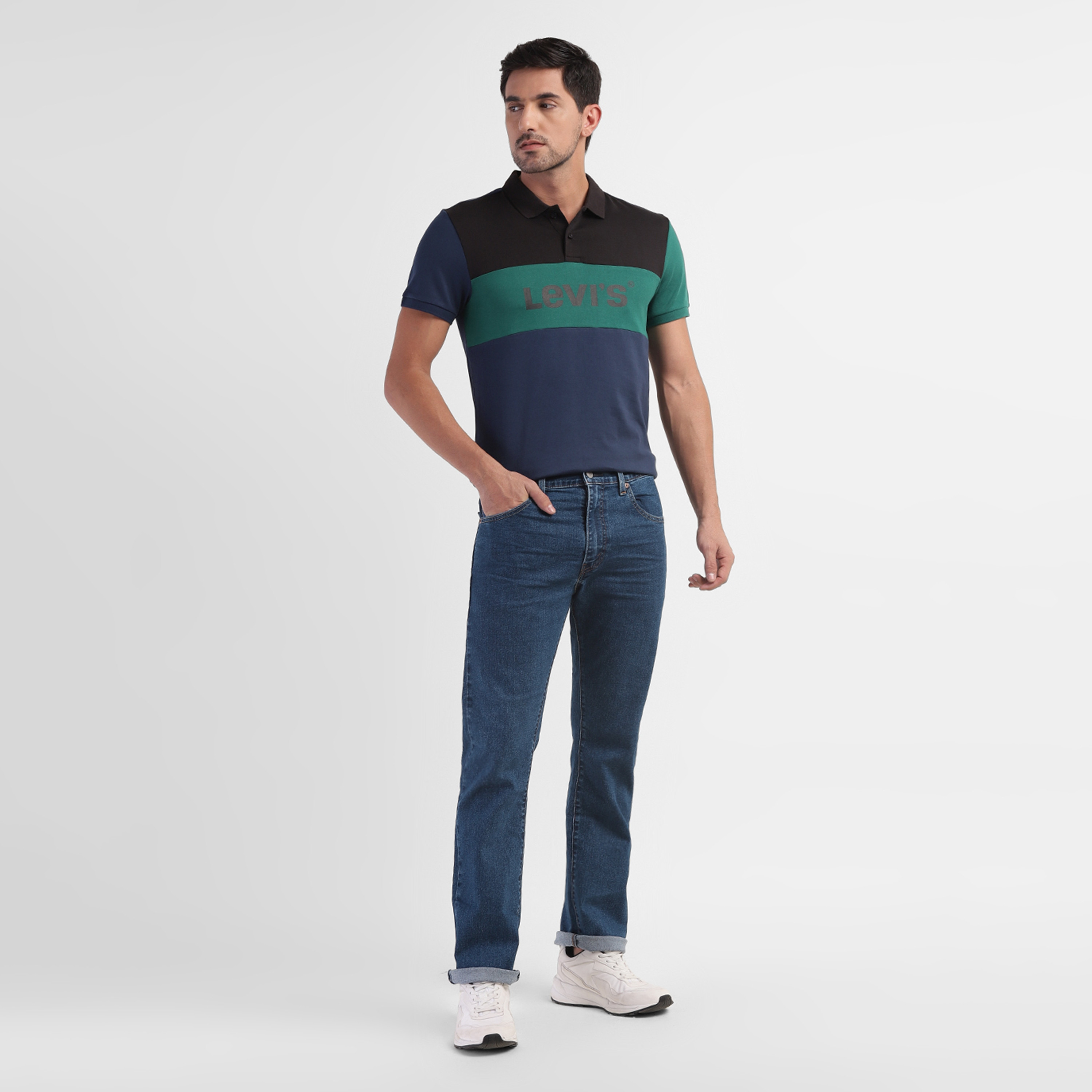 بنطال جينز من ليفايز 517 بمتوسط الارتفاع مع مزين بجيب ذو بوت كات-men-clothing-bottoms-jeans-image-6