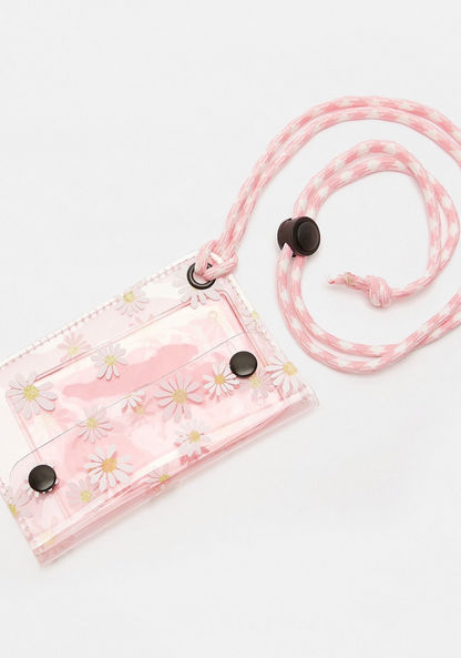 Missy Floral Print Wallet with Flap Closure-Wallets & Clutches-image-2