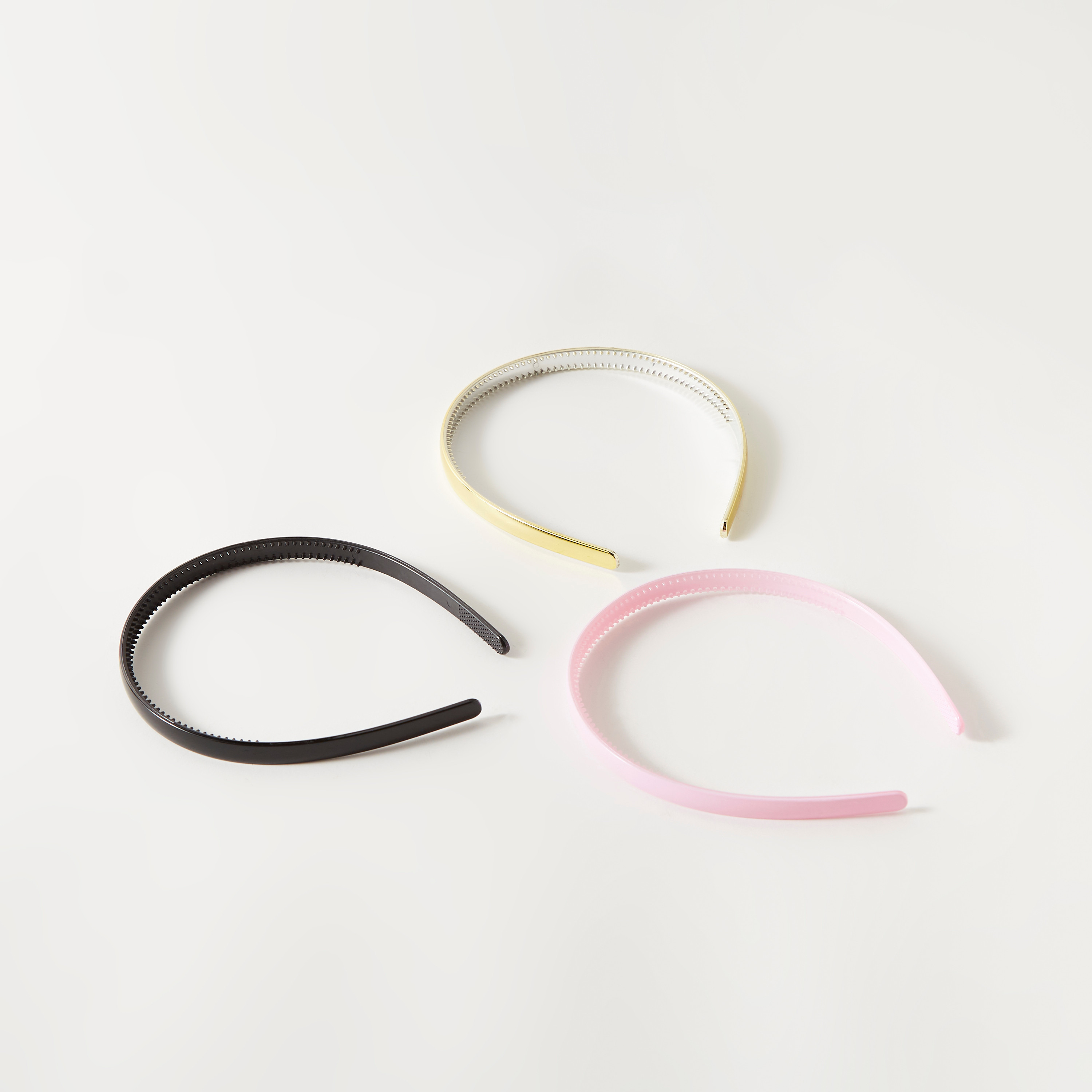 Set of 3 - Solid Hair Band-women-hairaccessories-bands-image-2