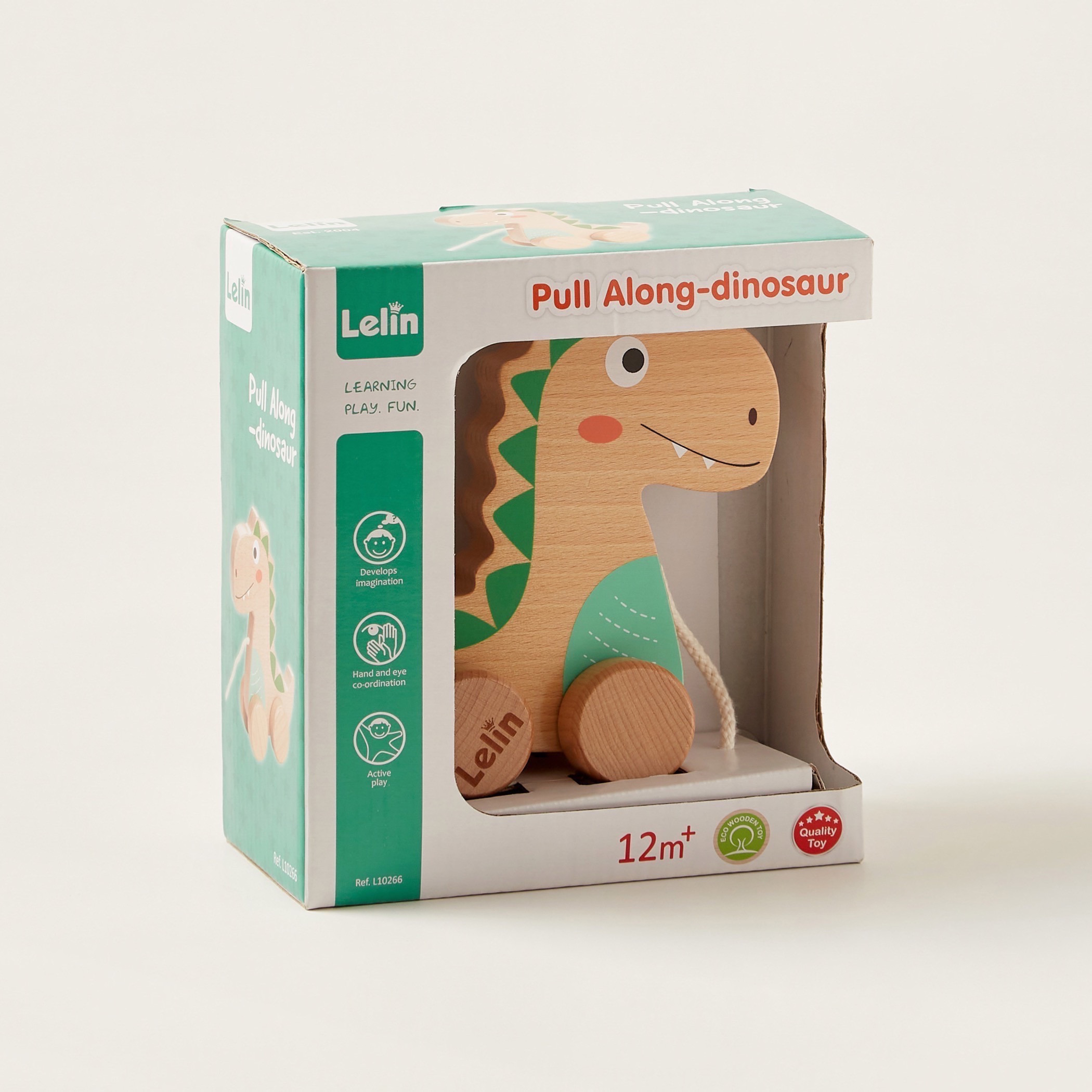 Buy Lelin Pull Along Dinosaur Toy Online Babyshop Kuwait