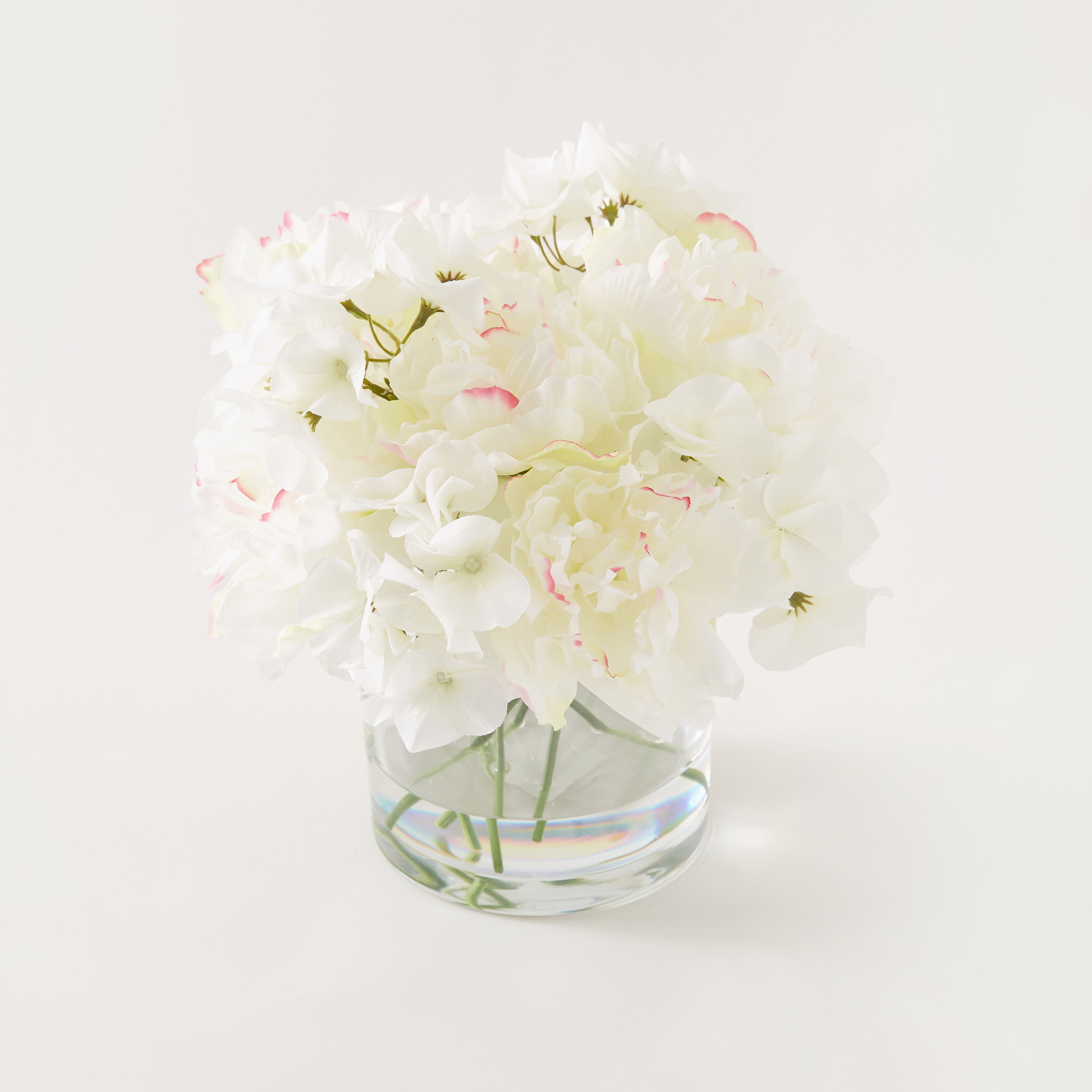 باقة أزهار الفاوانيا صغيرة مع مزهرية أسطوانية من بلومر - 25 سم-household-gardenandoutdoor-artificialflowersandplants-flowers-image-2