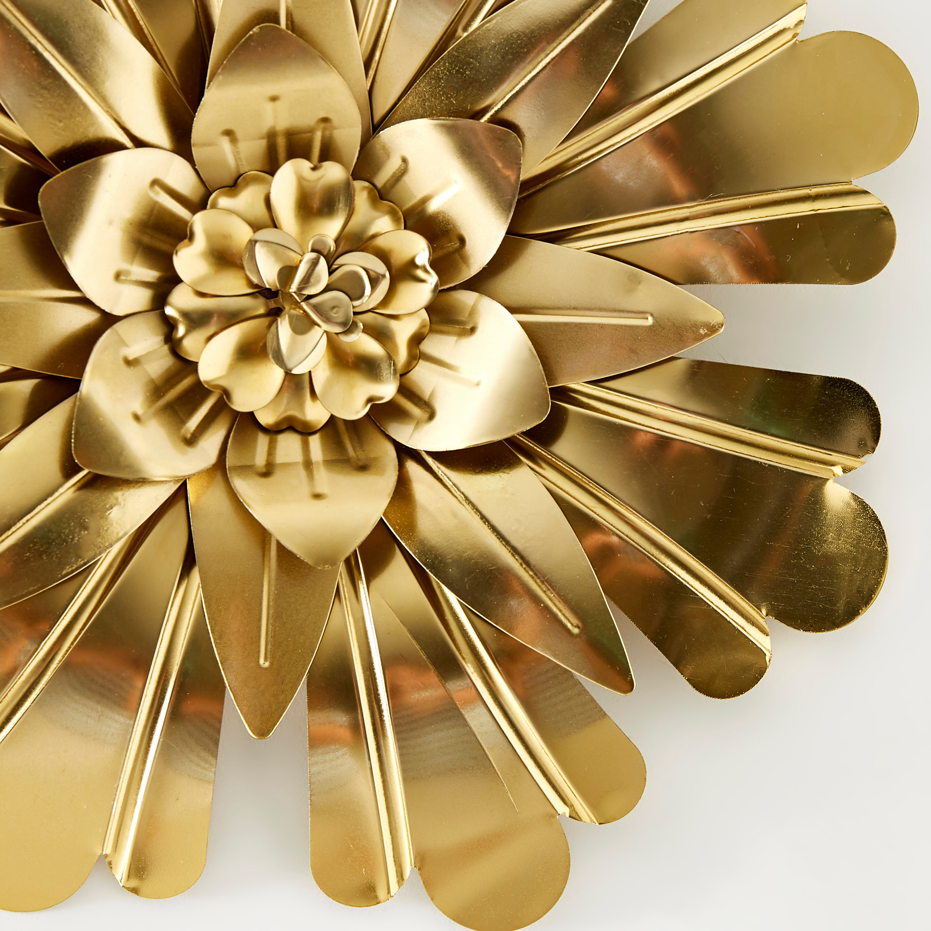 Metallic Floral Wall Accent-household-walldecorandmirrors-wallart-image-3