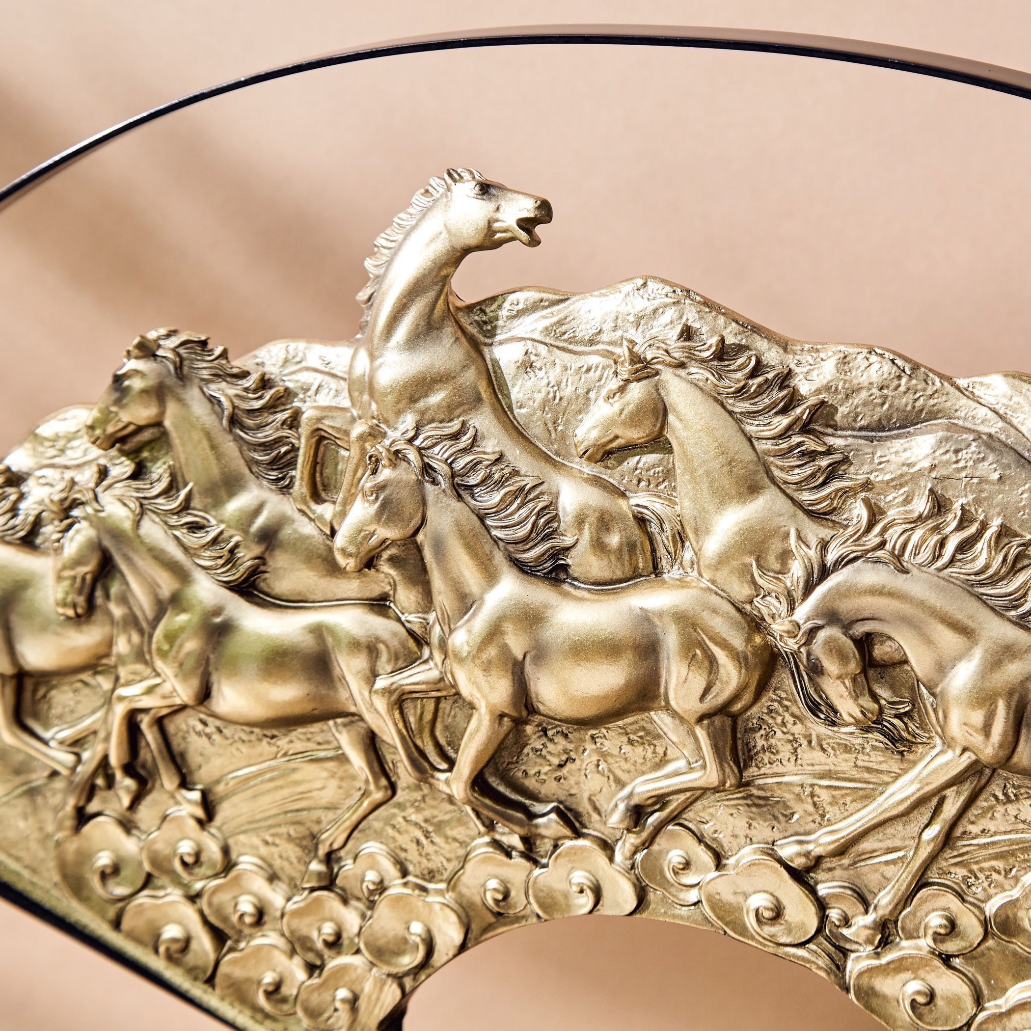 Horse Decorative Accent - 49x9x34 cms-household-decor-decorativeobjectsandsculptures-image-3
