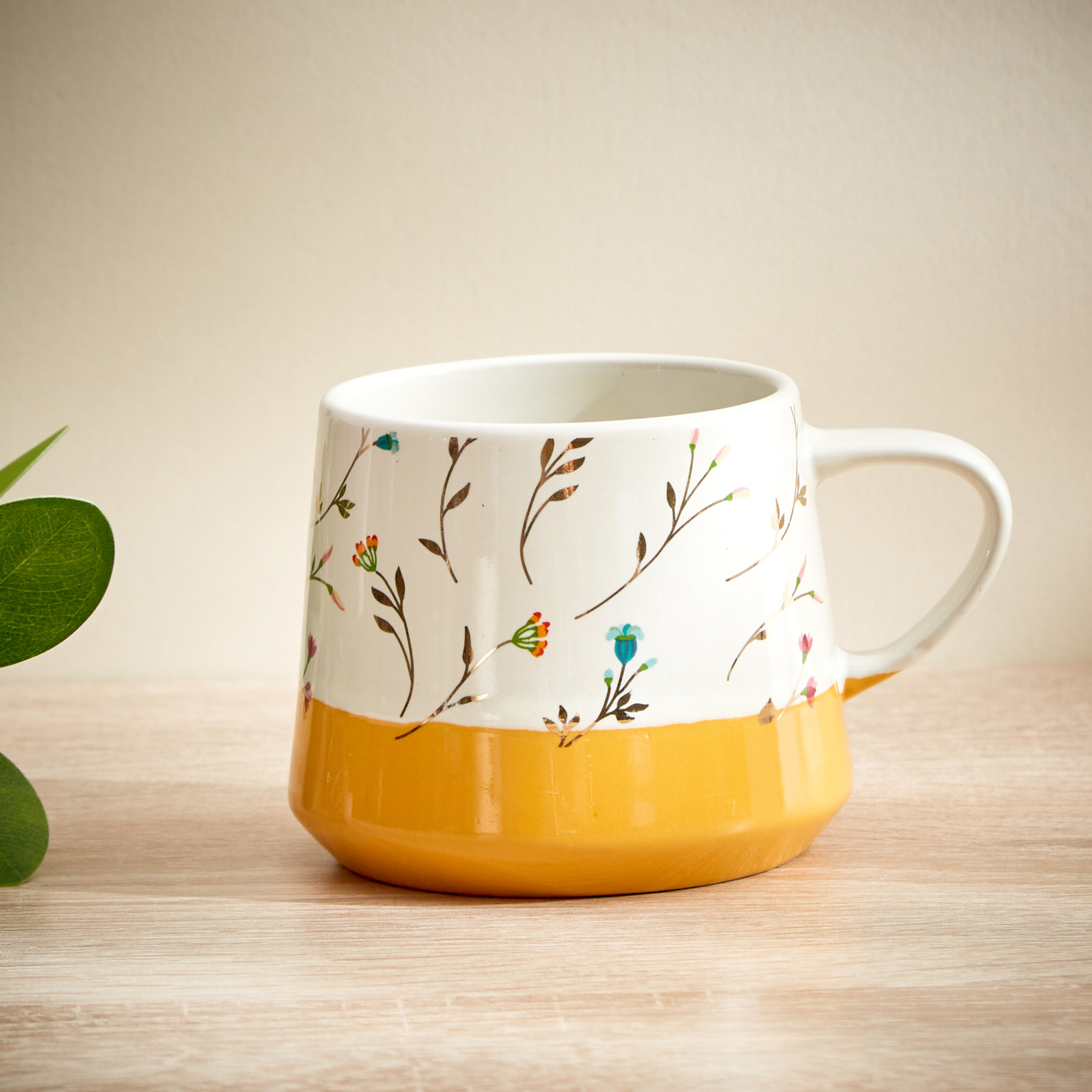 Floral Print Ceramic Mug-household-dining-teaandcoffee-mugsandcups-image-1