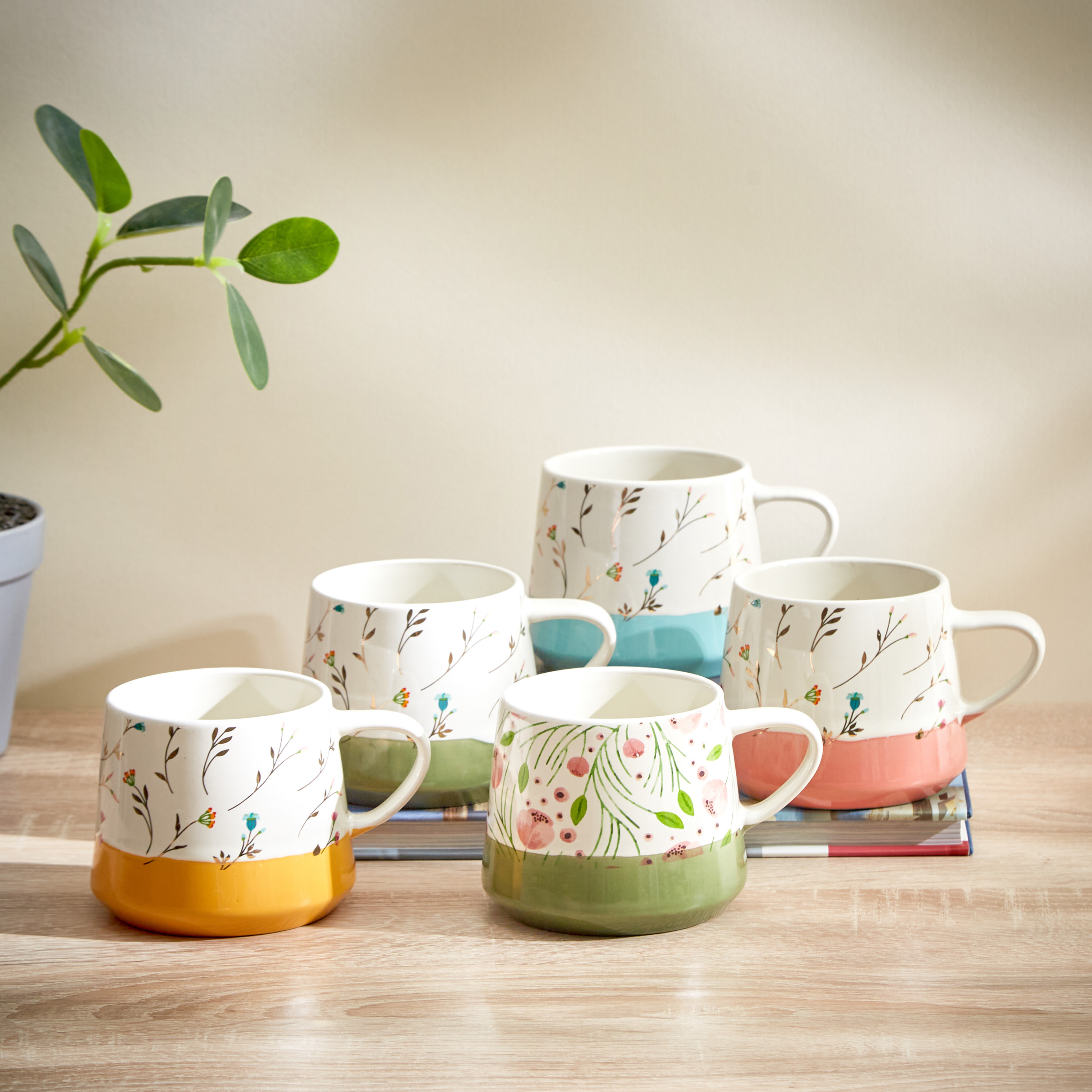 Floral Print Ceramic Mug-household-dining-teaandcoffee-mugsandcups-image-4