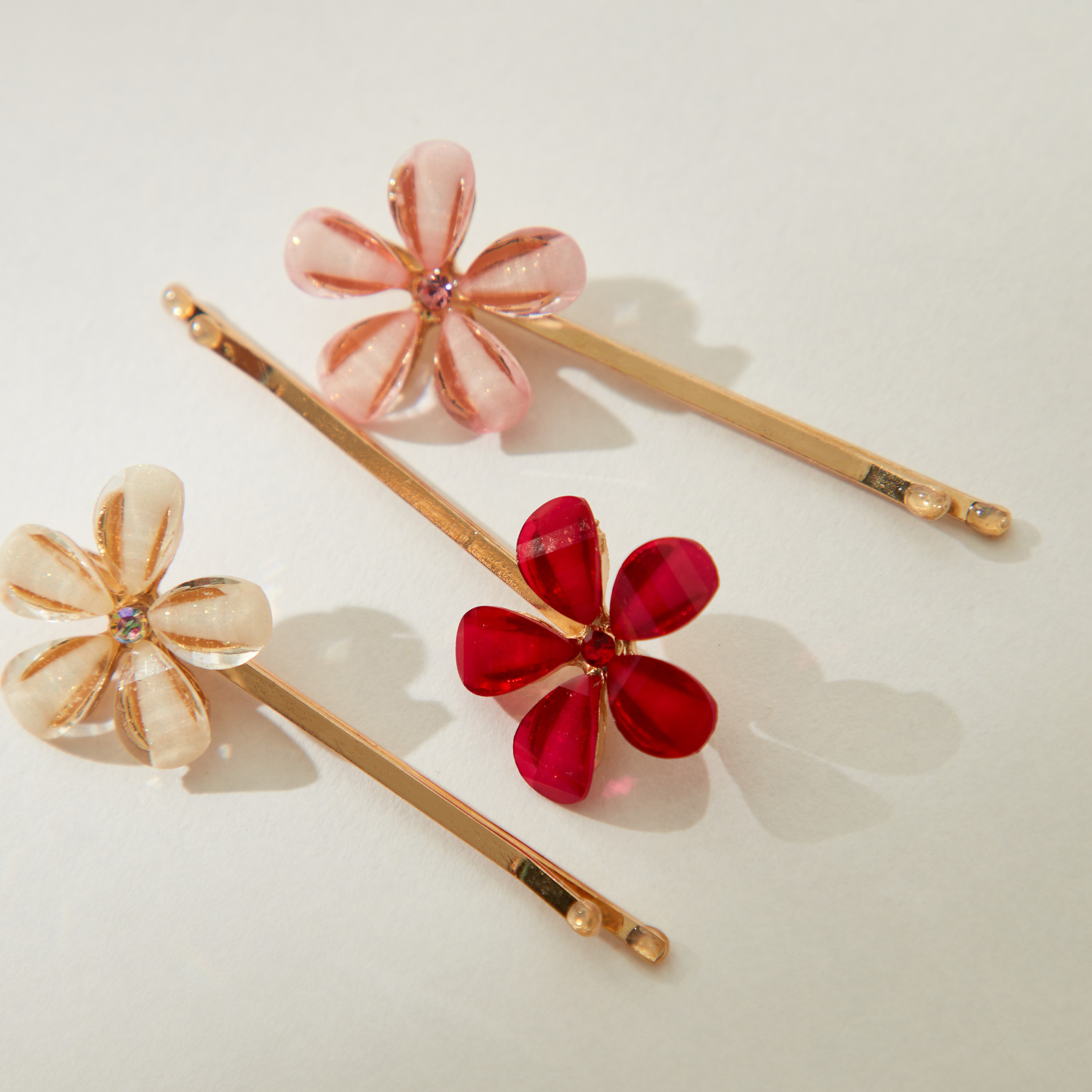 Floral Accented Hair Pin - Set of 3-women-hairaccessories-hairpins-image-3