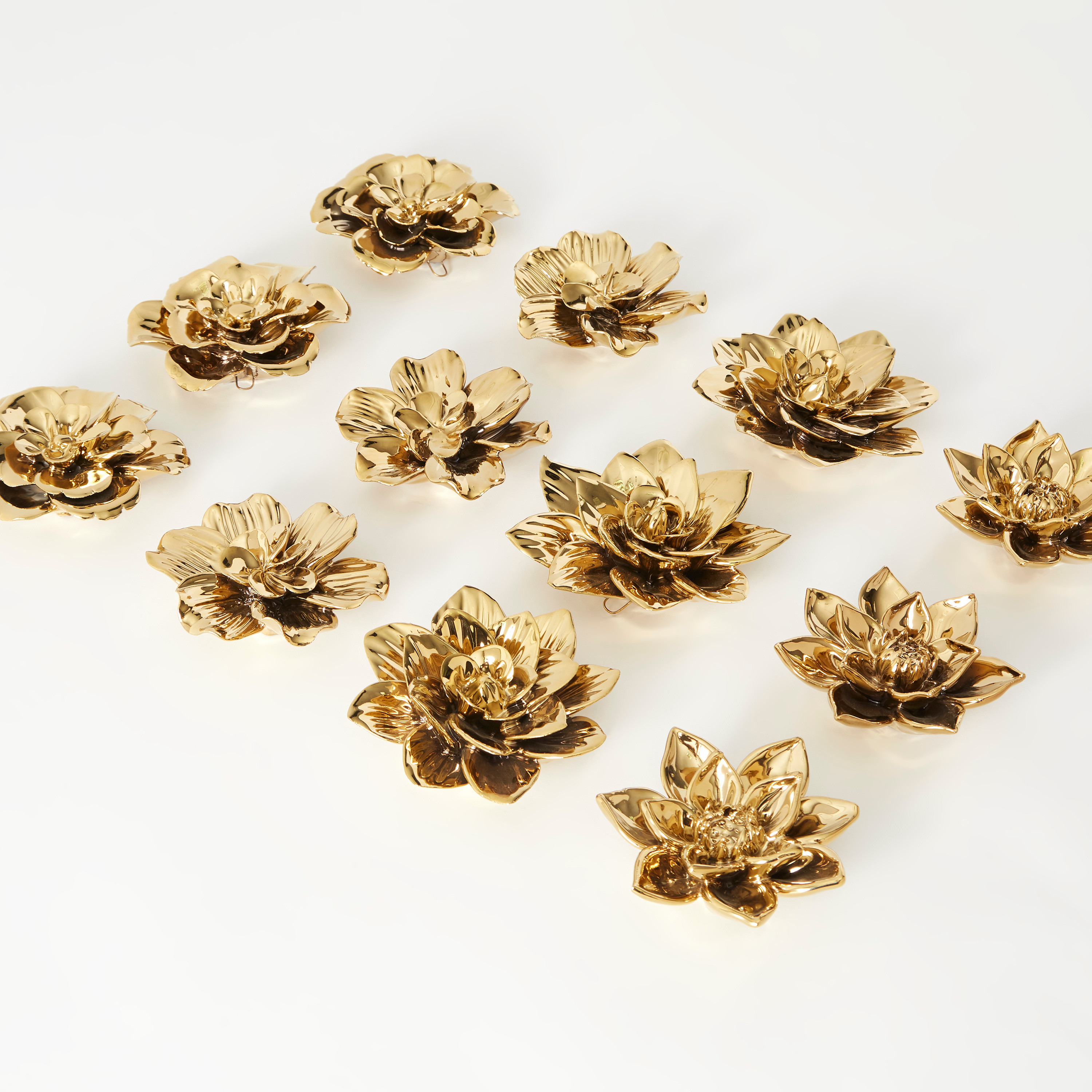 Decorative Bone China Flower Accent - Set of 4-household-decor-decorativeobjectsandsculptures-image-2