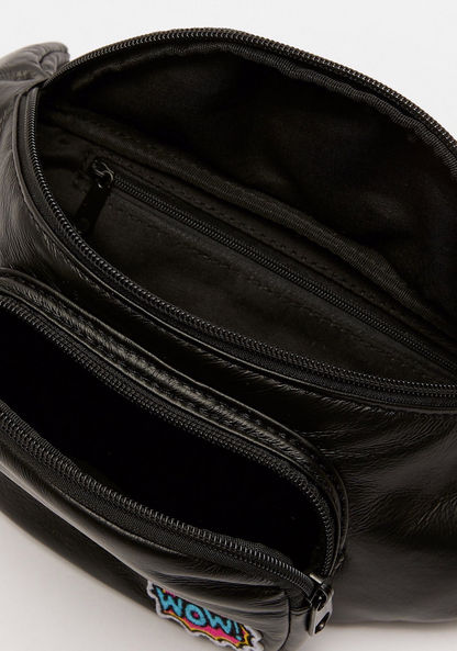 Missy Waist Bag with Zip Closure and Applique Detailing-Women%27s Handbags-image-3