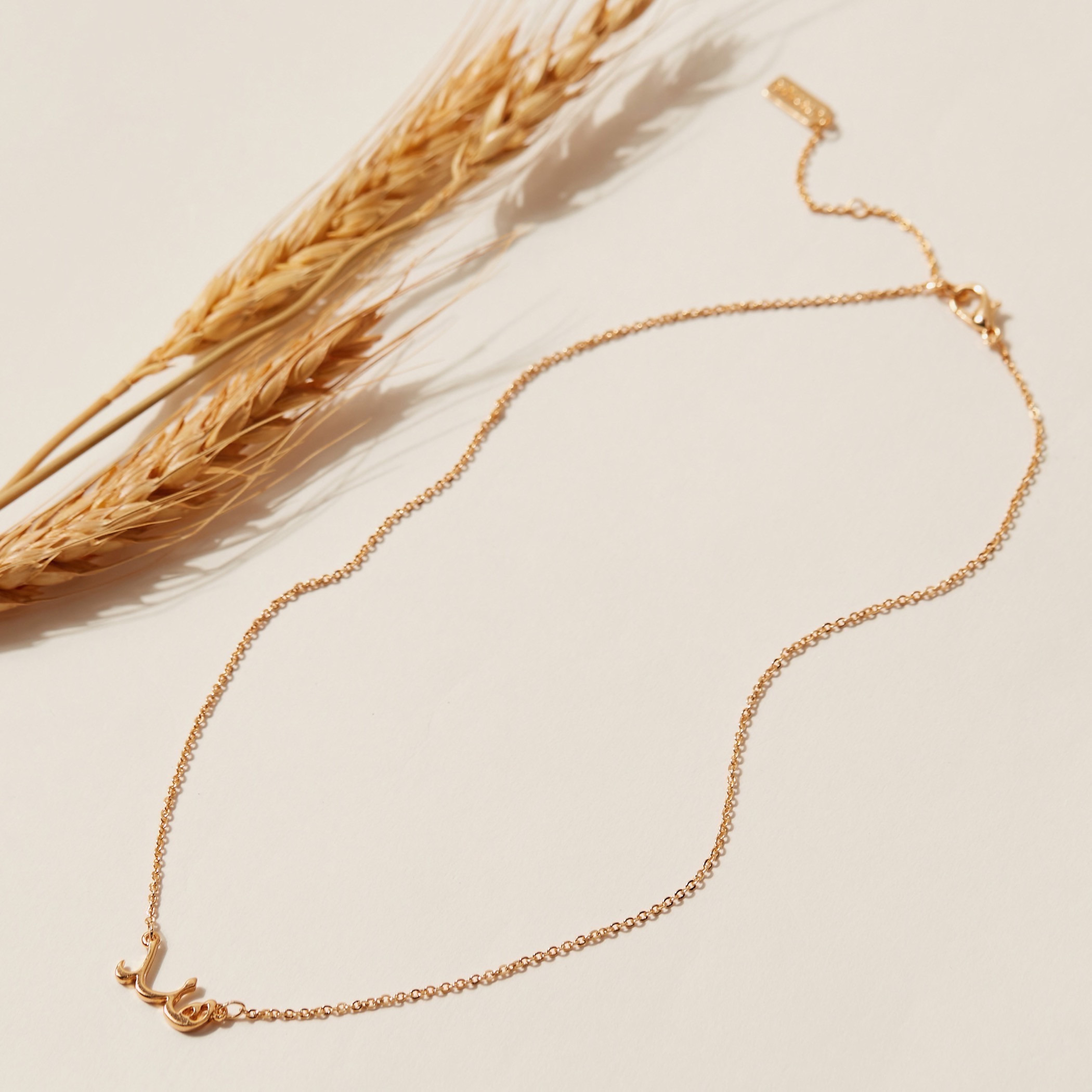 عقد ميتاليك ذهبي بدلاية اسم "هند"-women-watchesandjewellery-jewellery-necklacesandpendants-image-2