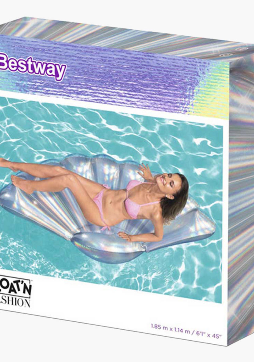 Bestway Iridescent Inflatable Shell Lounge - 185x114 cms-Beach and Water Fun-image-3