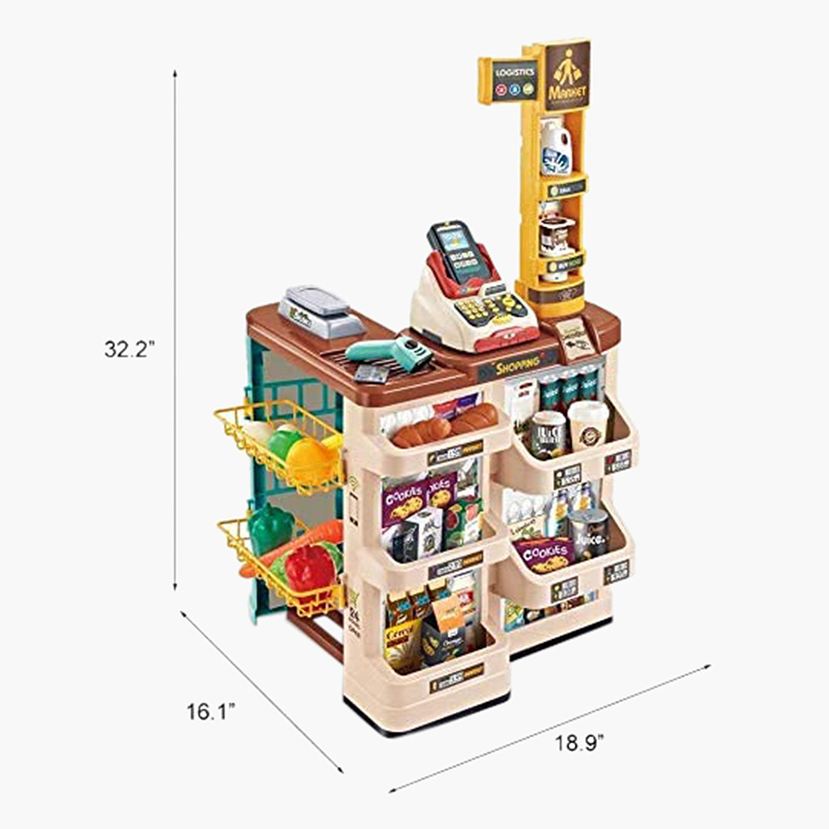 مجموعة ألعاب سوبر ماركت من بسمة-toys-roleplay-supermarketandshoppingsets-image-3