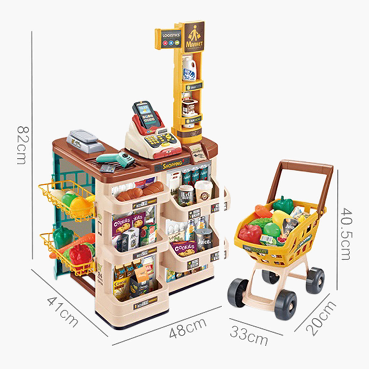 مجموعة ألعاب سوبر ماركت من بسمة-toys-roleplay-supermarketandshoppingsets-image-6