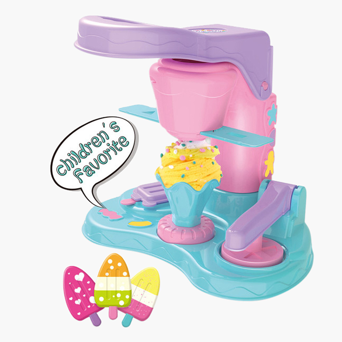 مجموعة ألعاب ماكينة آيس كريم من بسمة-toys-roleplay-playfoods-image-2