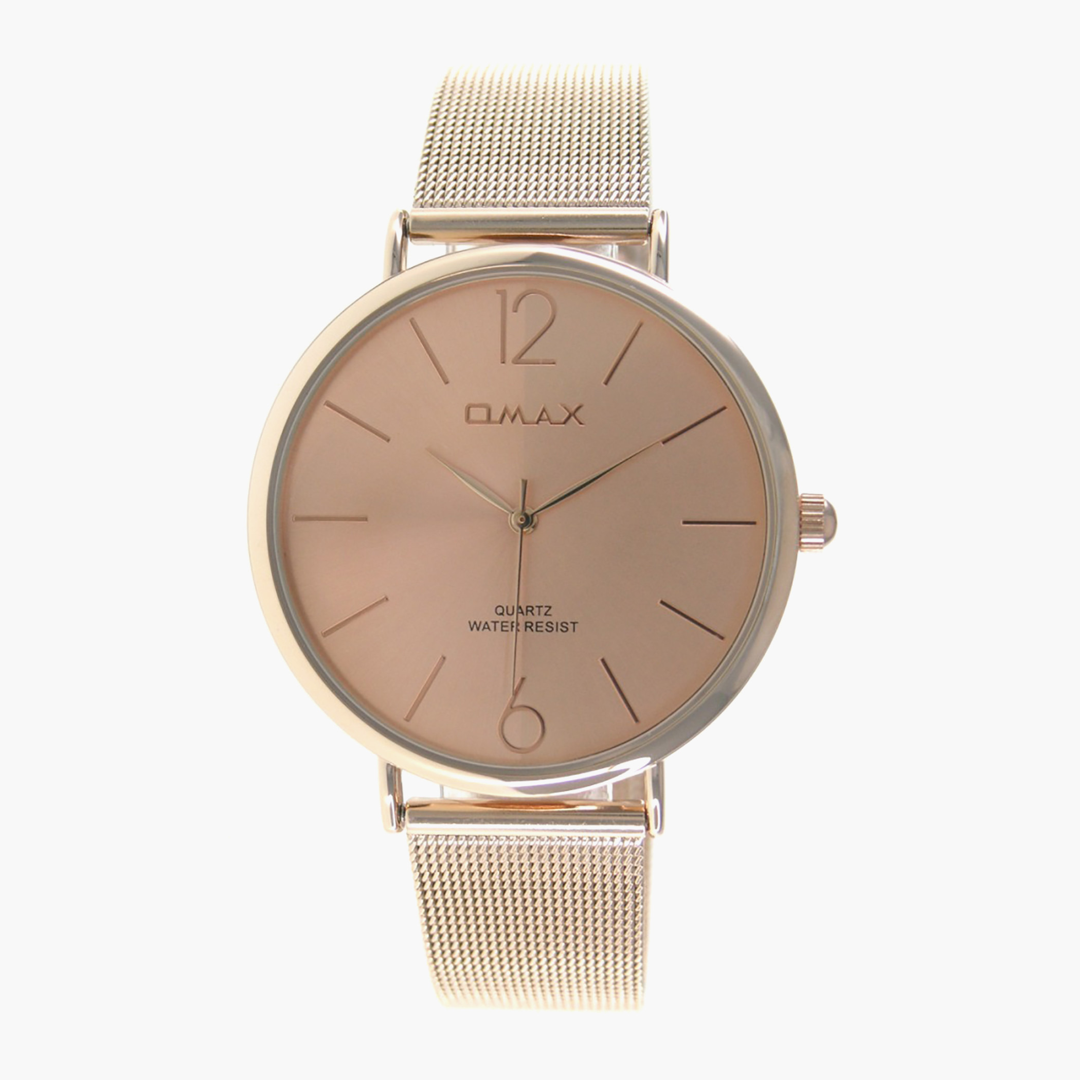 00FMB004601F- راقب حزام ستانليس ستيل تناظرية ذهبي وردي للنساء أوماكس-women-watchesandjewellery-watches-image-1
