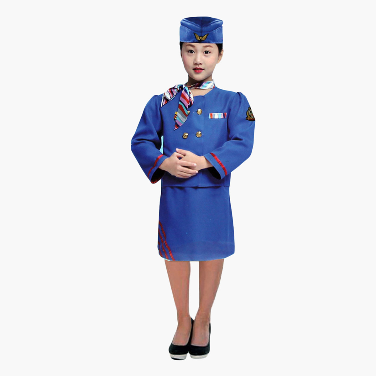 Buy New Womens Flight Attendant Suit Ladies Air Hostess Uniform Fancy Dress  Costume Online in India - Etsy