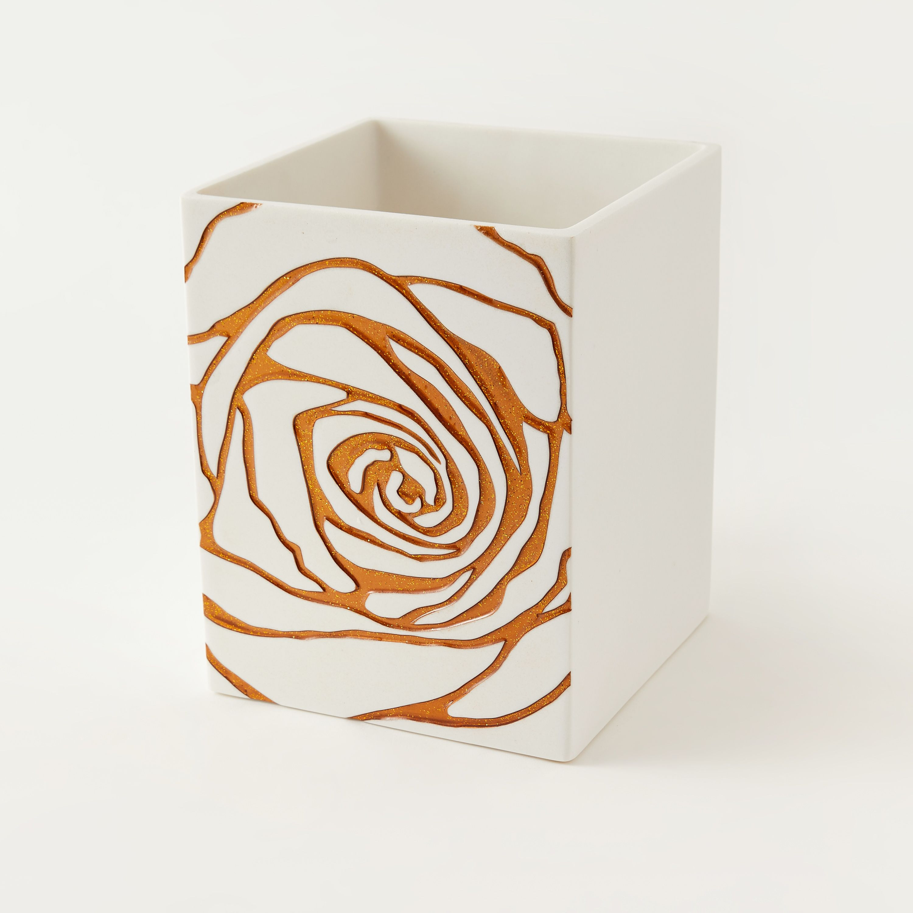 Rose Embossed Waste Bin-household-bathandlaundry-wastebinsandaccessories-image-2