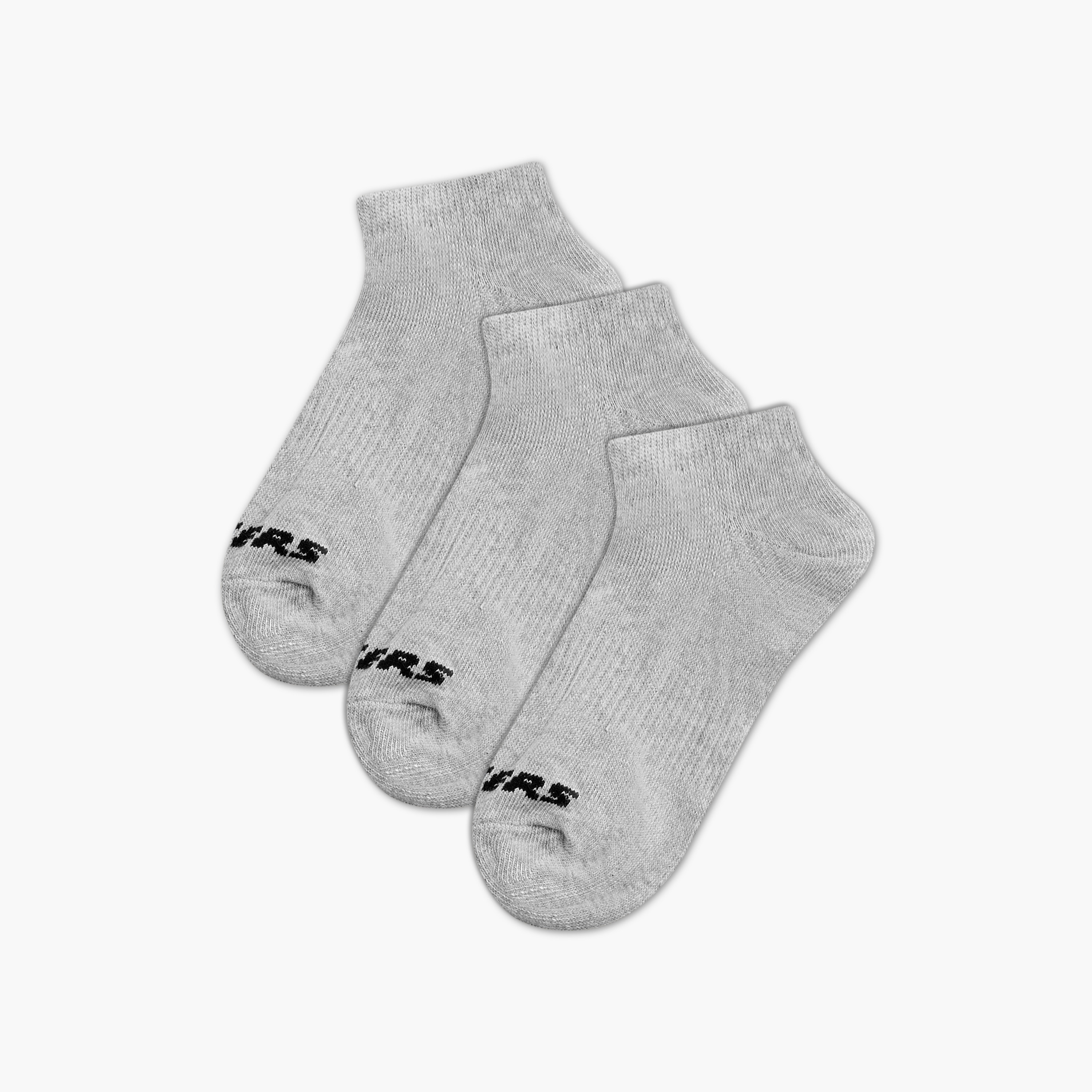 طقم جوارب رياضية 3 أزواج بطول الكاحل من سكتشرز - S114041B-020-girls-accessories-socks-image-1