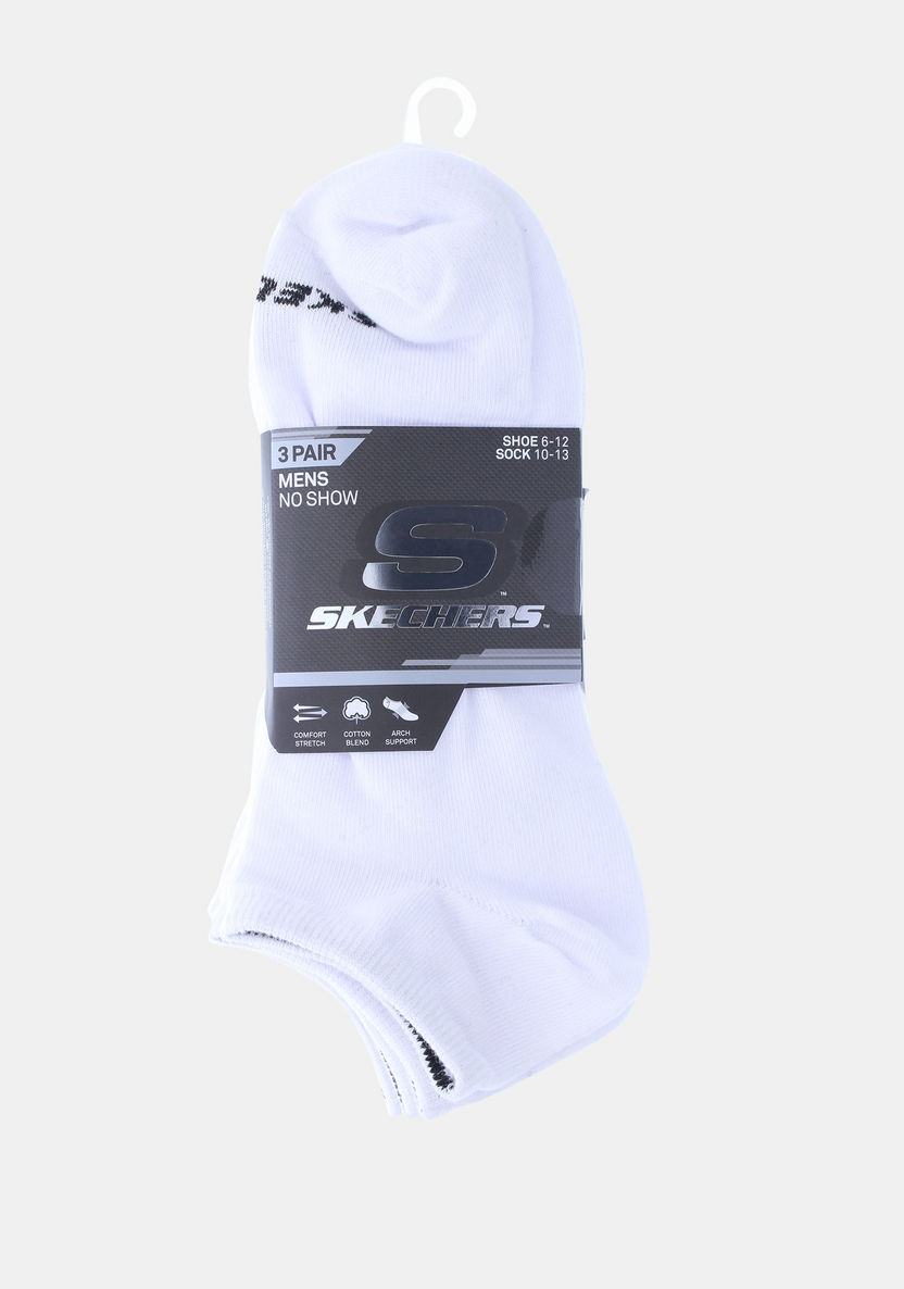 Skechers Printed Sports Socks - Set of 3-Men%27s Socks-image-0