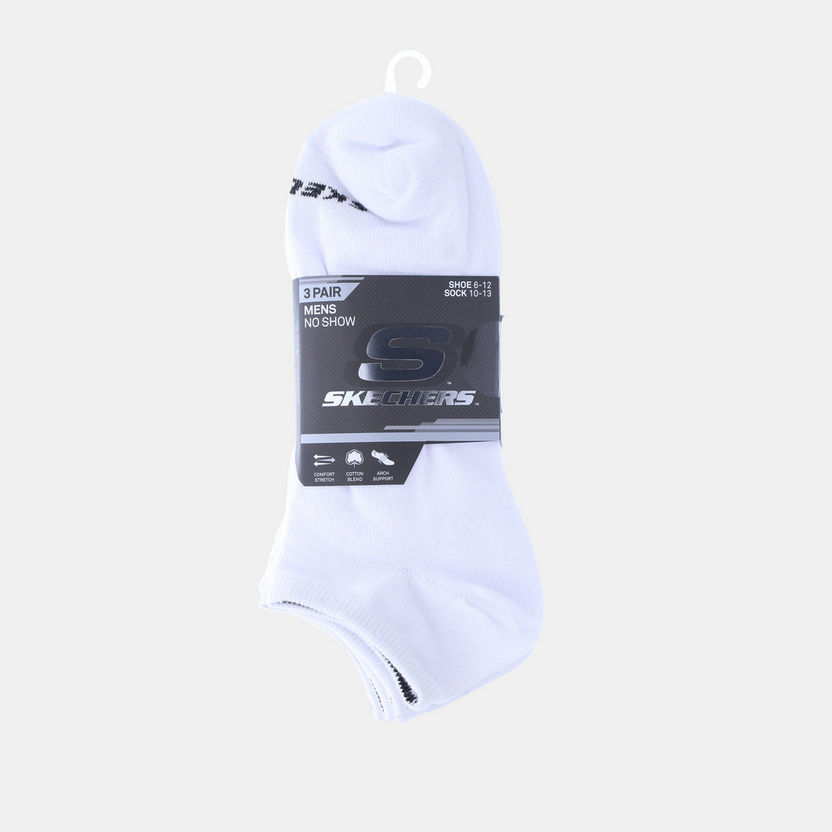 Skechers Printed Sports Socks - Set of 3-Men%27s Socks-image-0