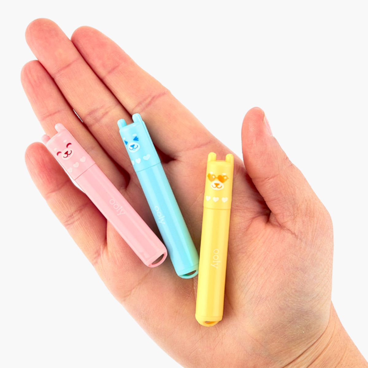 OOLY Mini Beary Sweet Mini Scented Highlighters - Set of 6-school-stationery-accessories-image-2