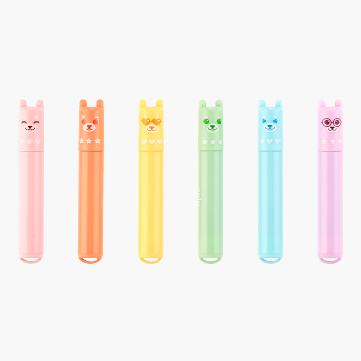 OOLY Mini Beary Sweet Mini Scented Highlighters - Set of 6-school-stationery-accessories-image-5