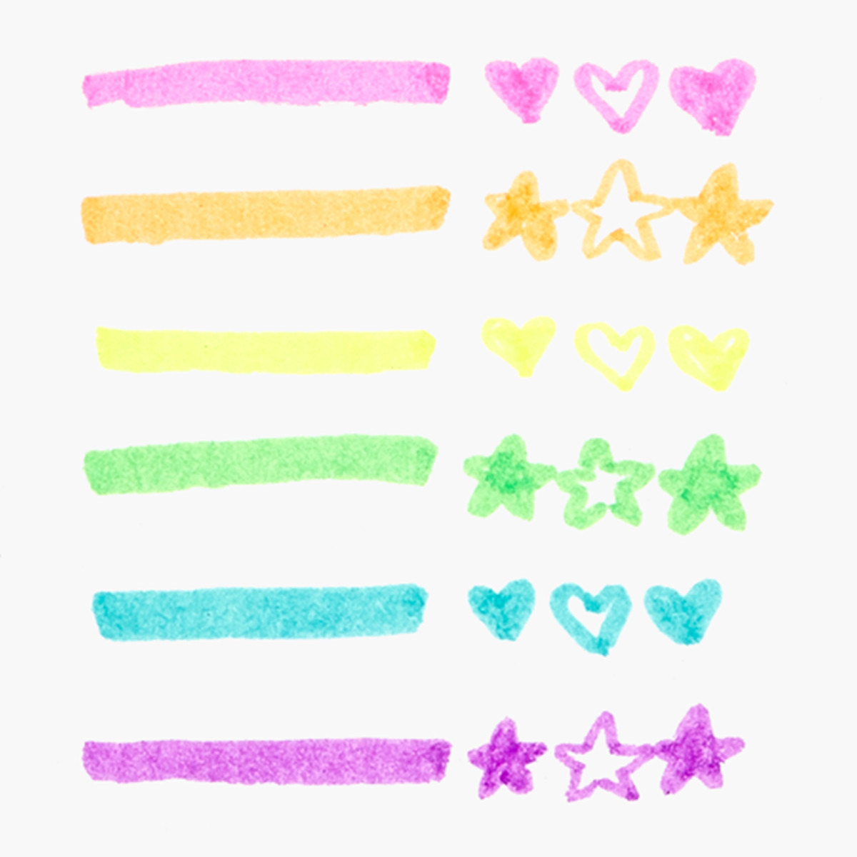OOLY Mini Beary Sweet Mini Scented Highlighters - Set of 6-school-stationery-accessories-image-7