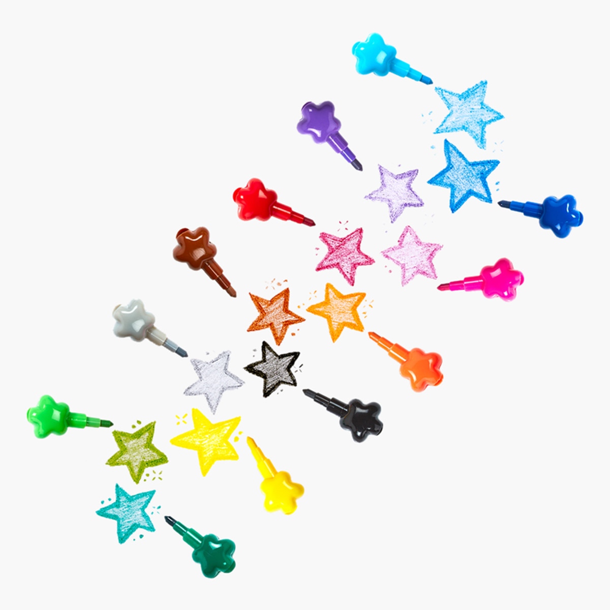 OOLY Stack of Stars Stacking Crayons Set-school-artsandcrafts-image-5