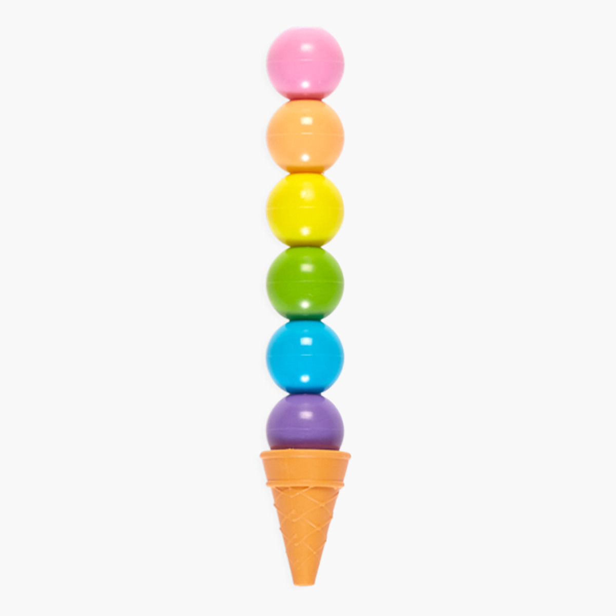 OOLY Rainbow Scoops Scented Stacking Erasable Crayon-school-artsandcrafts-image-1