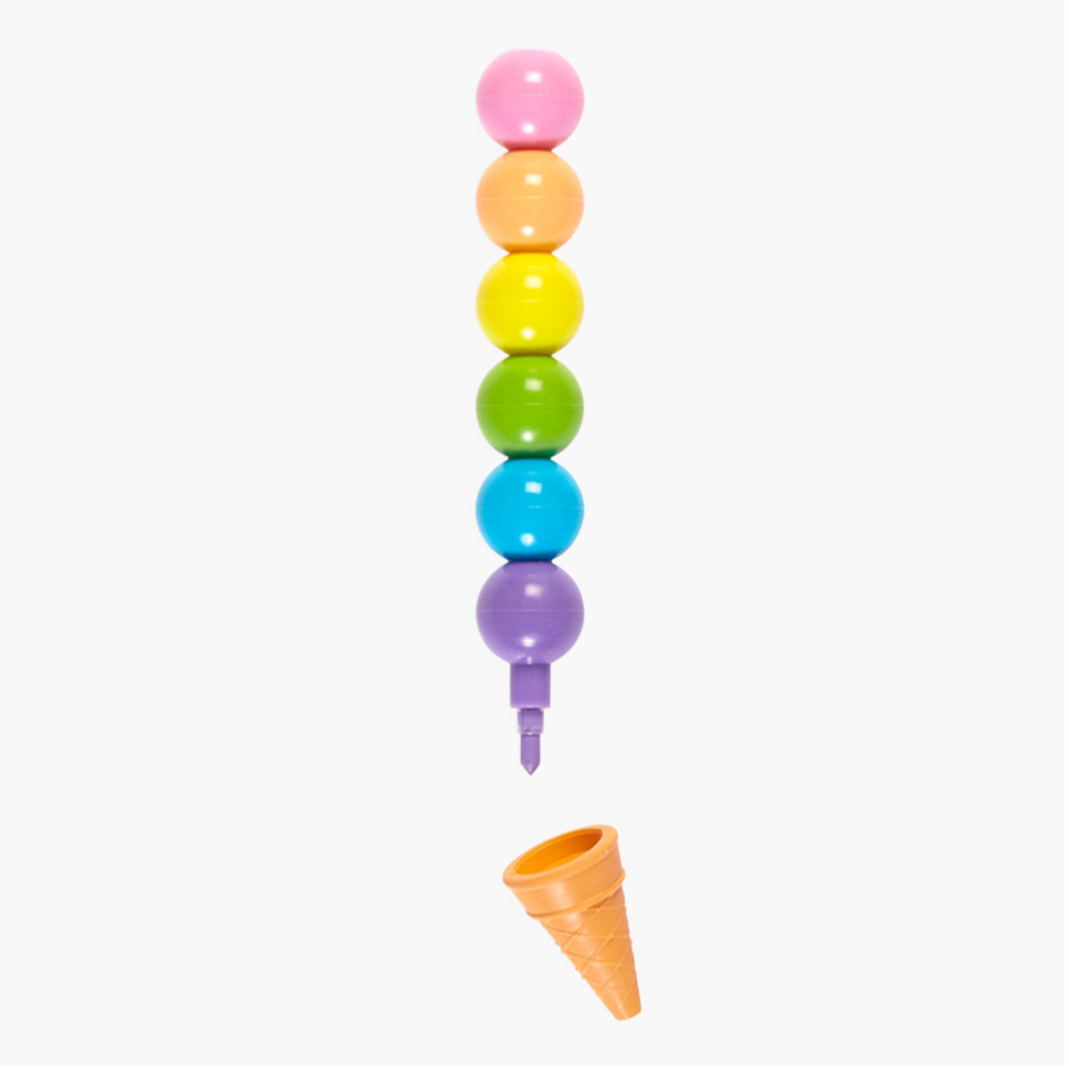 OOLY Rainbow Scoops Scented Stacking Erasable Crayon-school-artsandcrafts-image-2
