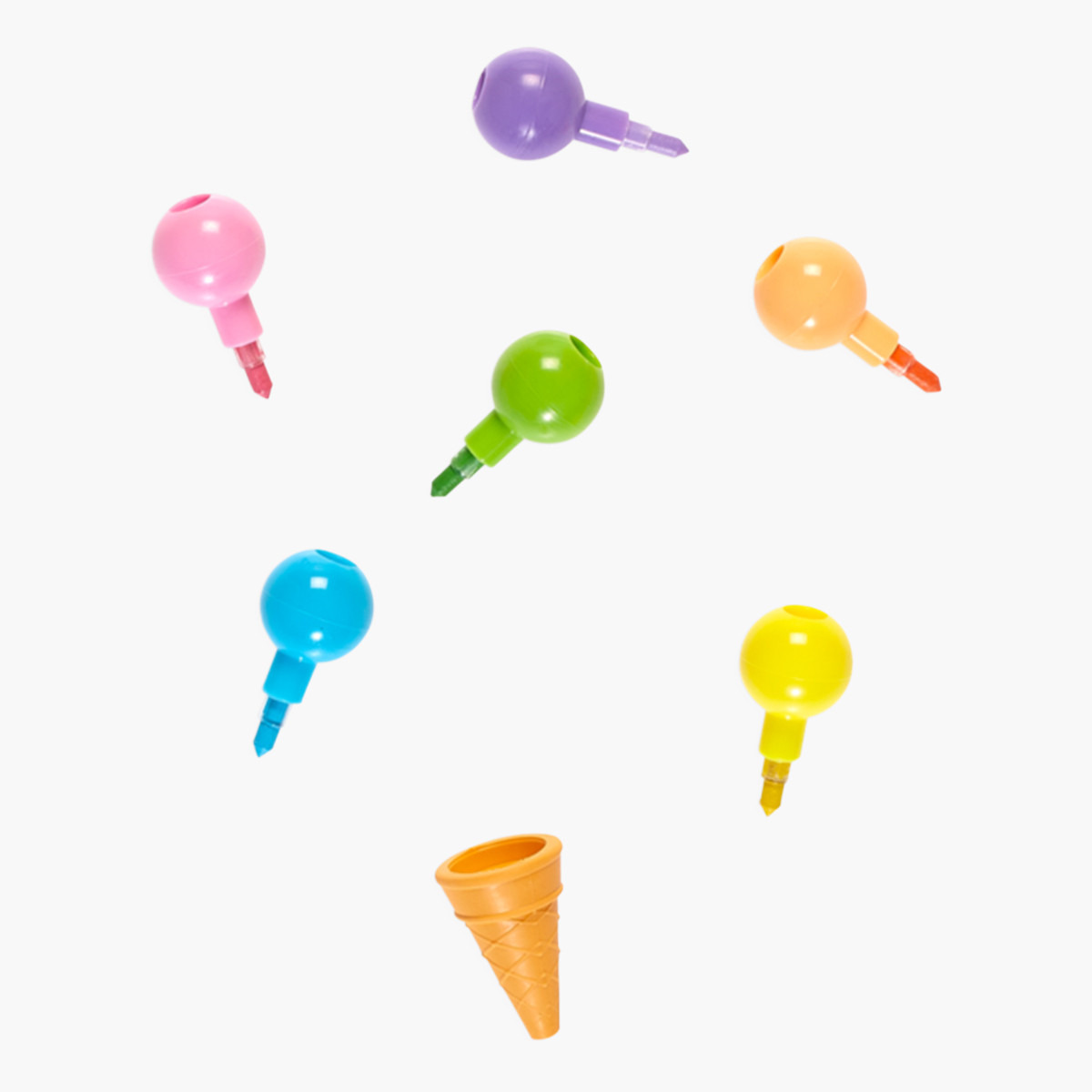 OOLY Rainbow Scoops Scented Stacking Erasable Crayon-school-artsandcrafts-image-4