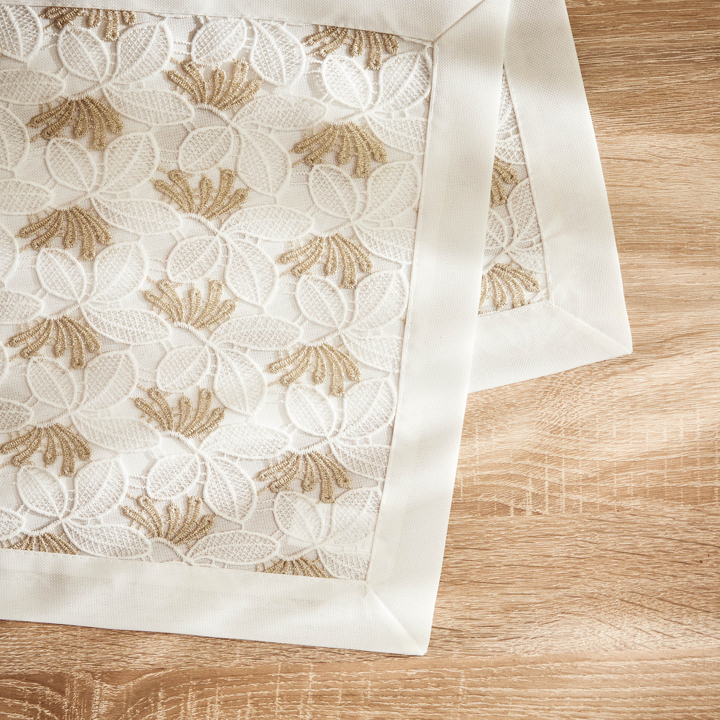 لبادة طاولة دانتيل مفرّغ قطعتين من ريكس - 34x45 سم-household-dining-tablelinen-placemats-image-3