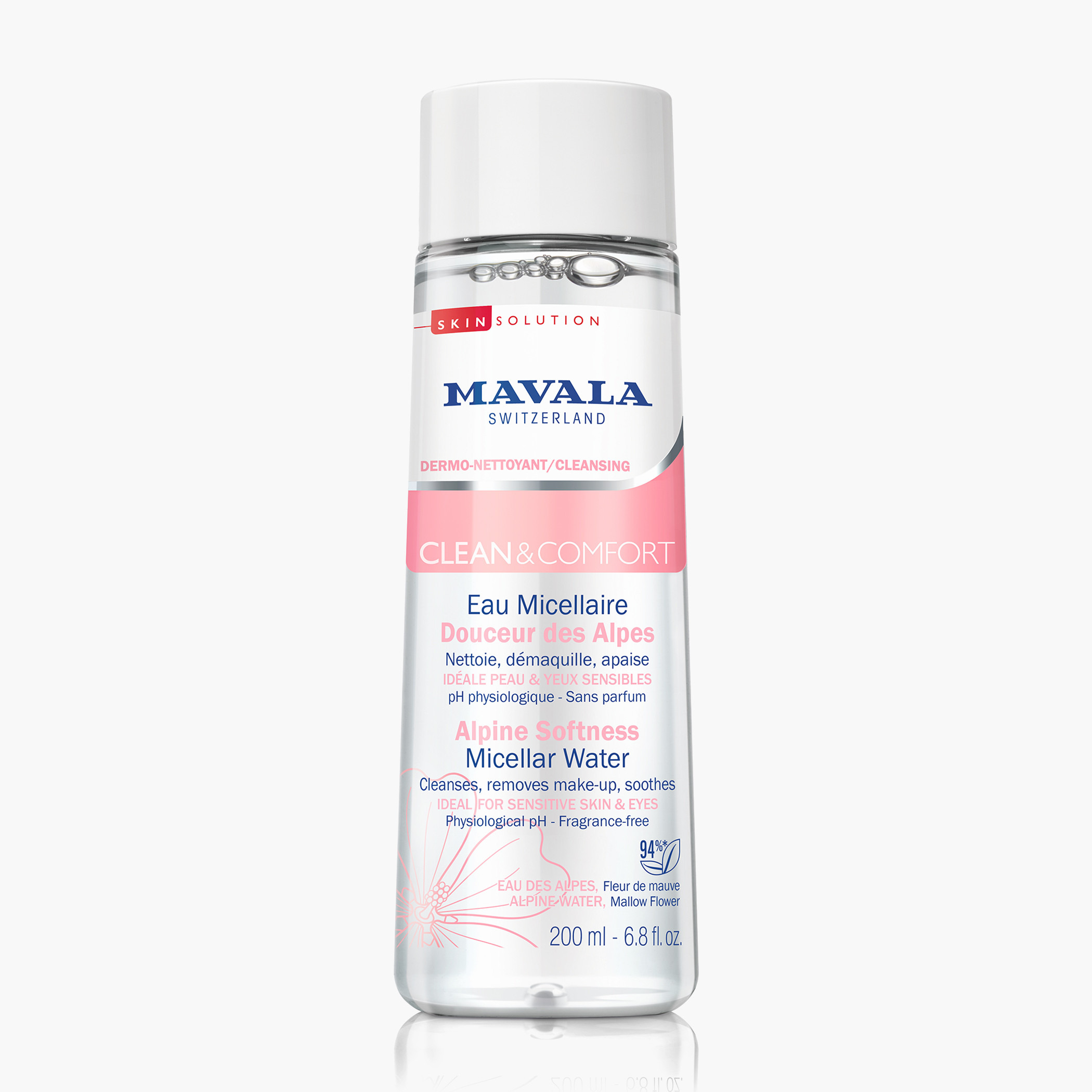 Mavala Clean and Comfort Alpine Softness Micellar Water - 200 ml-beautyandpersonalcare-makeup-face-makeupremovers-image-1