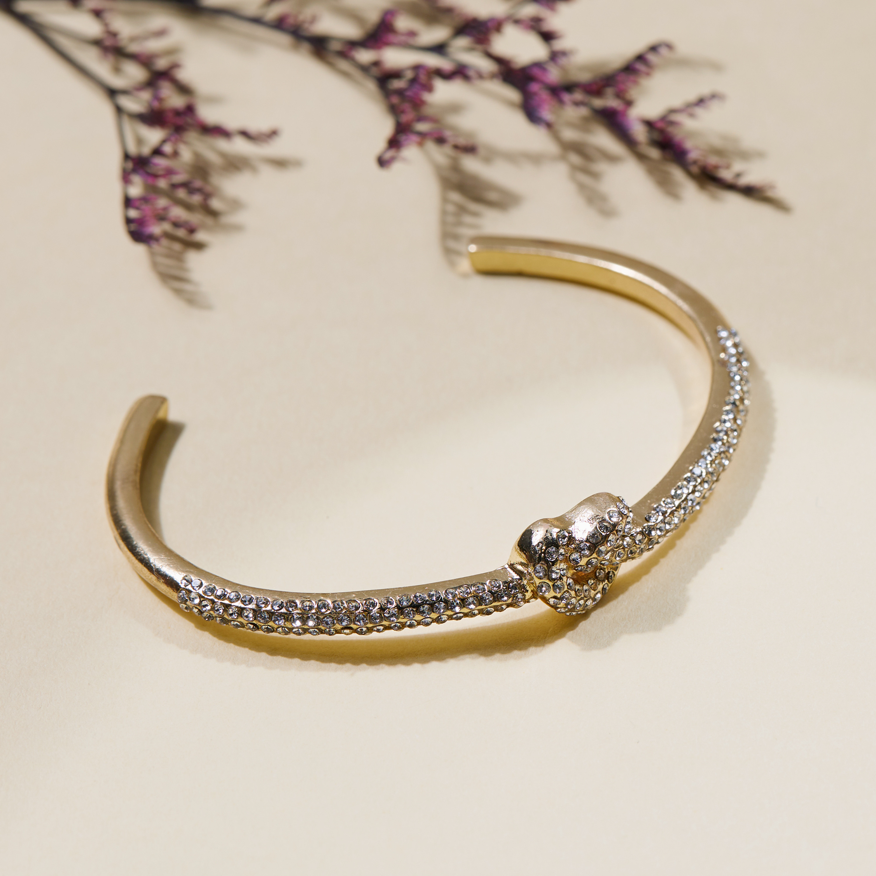 Crystal Studded Open Bracelet-women-watchesandjewellery-jewellery-banglesandbracelets-image-1