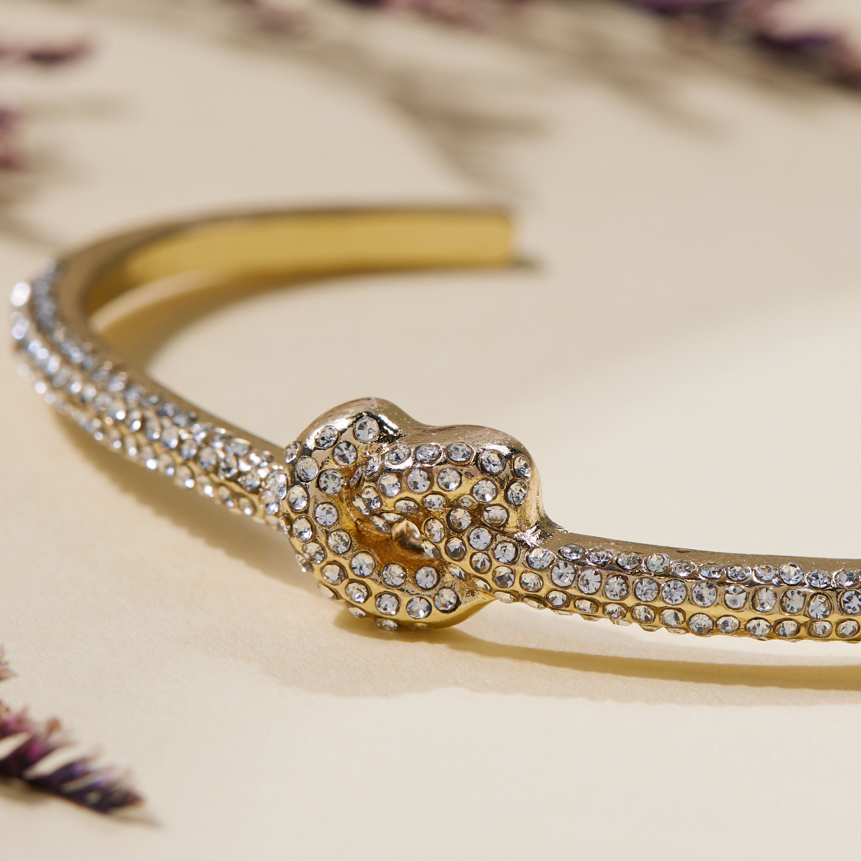 Crystal Studded Open Bracelet-women-watchesandjewellery-jewellery-banglesandbracelets-image-2
