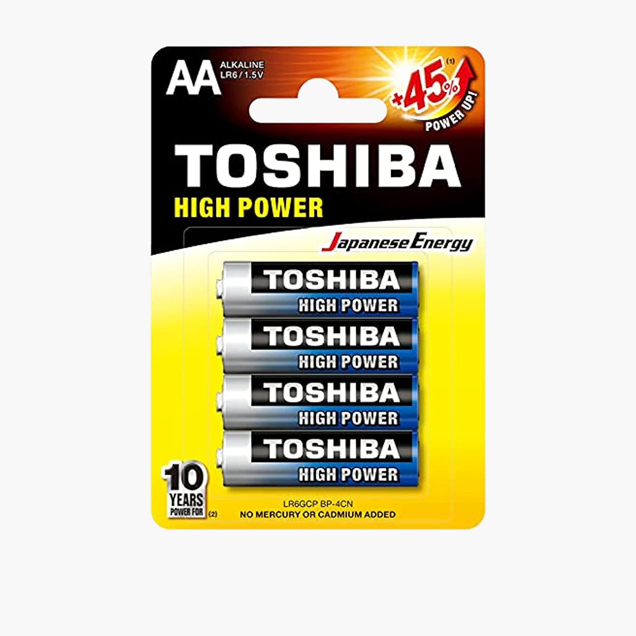 Toshiba High Power AA Alkaline Battery - Set of 4-toys-collectibles-image-2