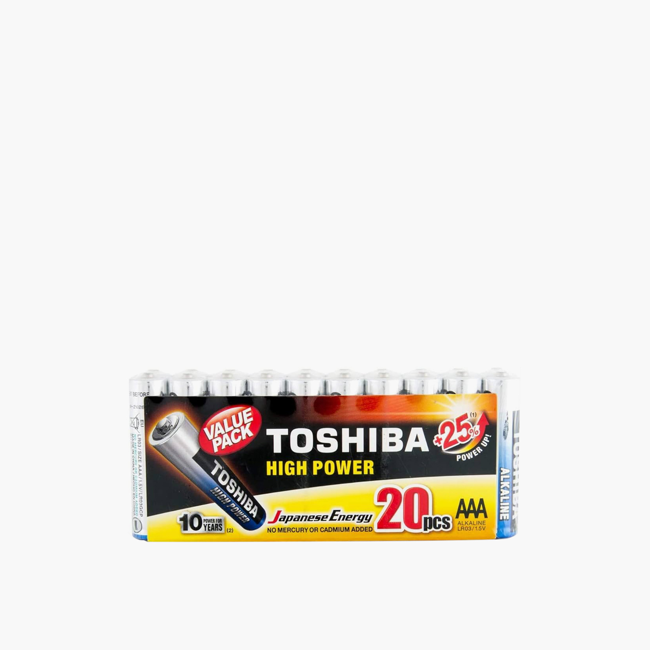 Toshiba High Power AAA Alkaline Battery - Set of 20-electronics-gamesandconsoles-image-1