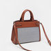 Celeste Striped Tote Bag with Detachable Strap and Zip Closure-Women%27s Handbags-thumbnail-1