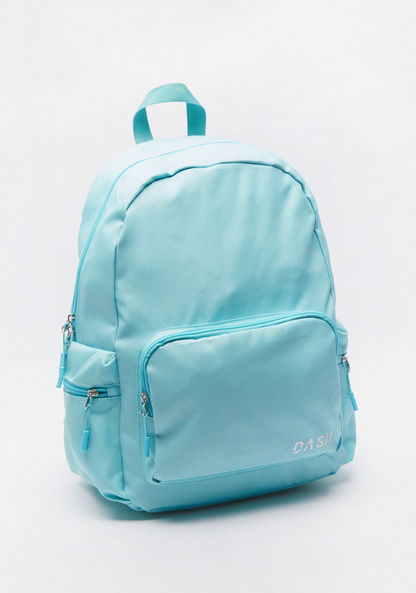 Dash Solid Backpack with Adjustable Shoulder Straps